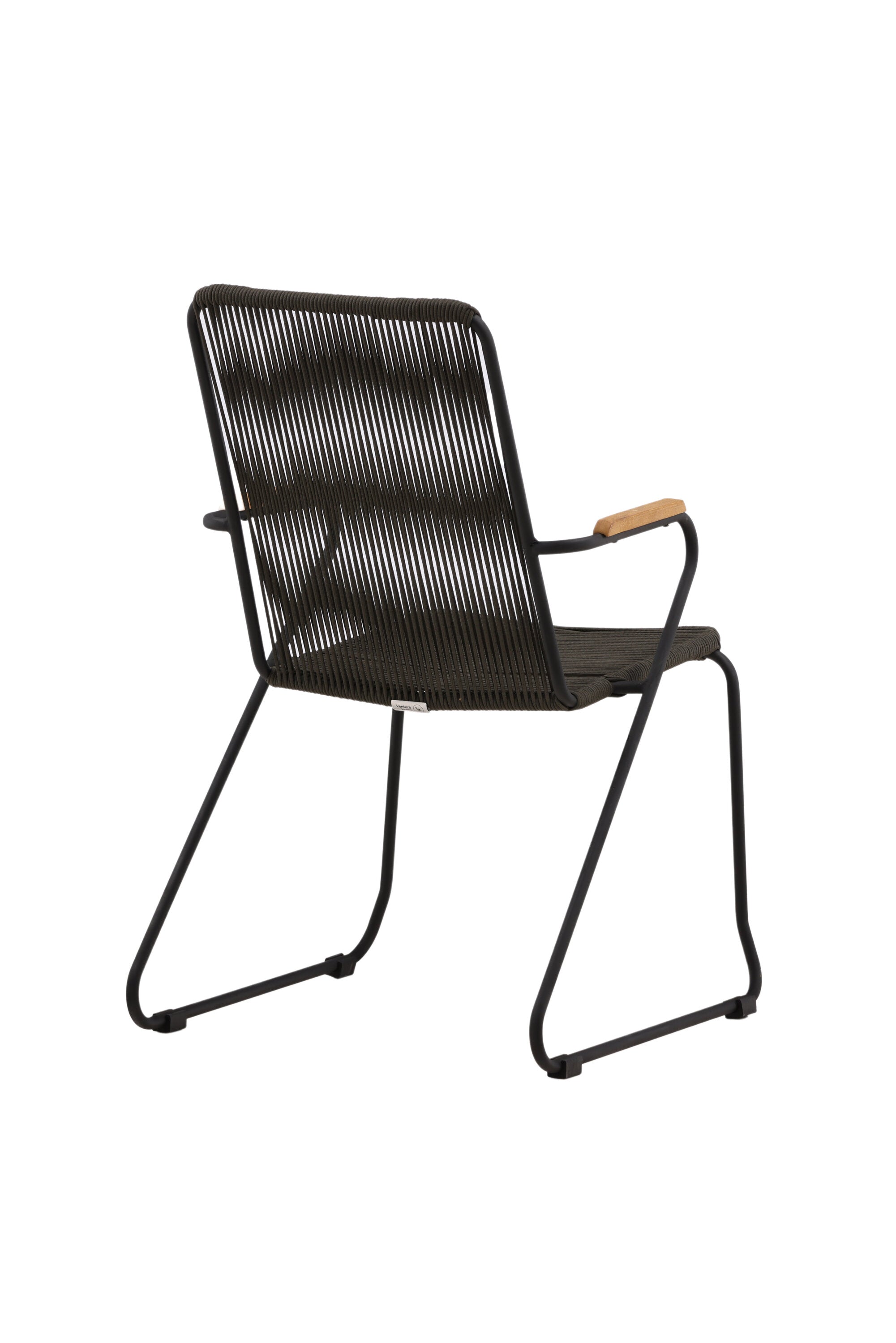Bois Gartenstuhl in Dunkelgrau präsentiert im Onlineshop von KAQTU Design AG. Gartenstuhl ist von Venture Home