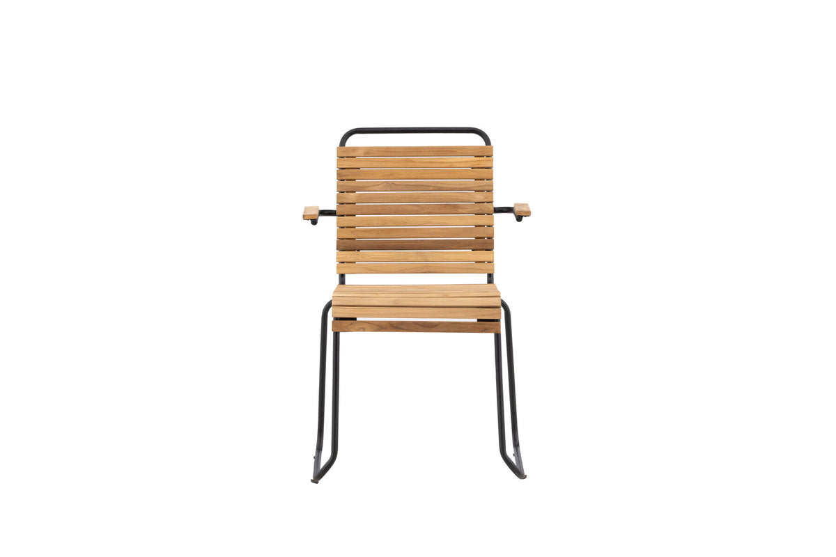 Bois Gartenstuhl in Natur präsentiert im Onlineshop von KAQTU Design AG. Gartenstuhl mit Armlehnen ist von Venture Home