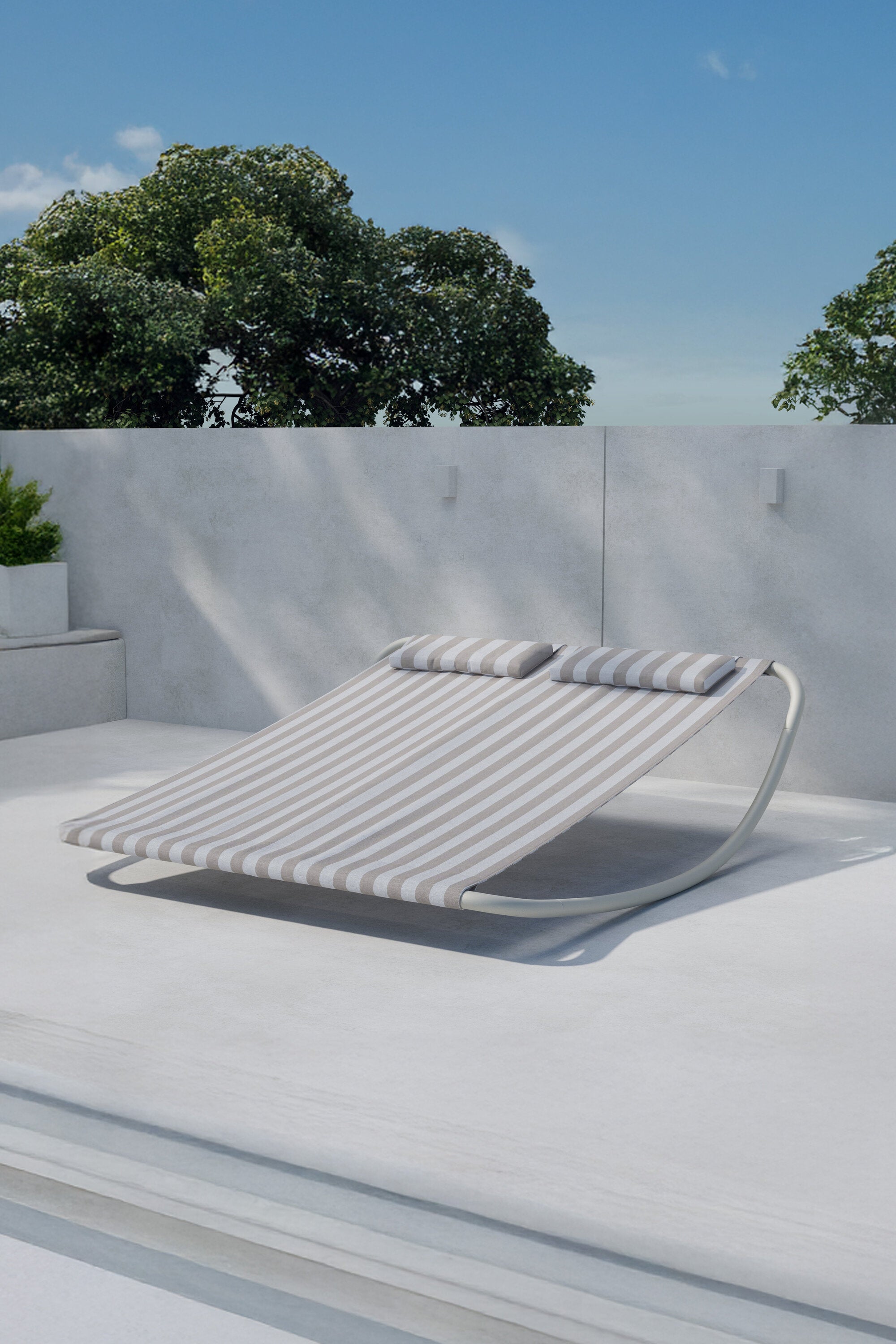 Gordo Sonnenliege in Beige präsentiert im Onlineshop von KAQTU Design AG. Liegestuhl ist von Venture Home