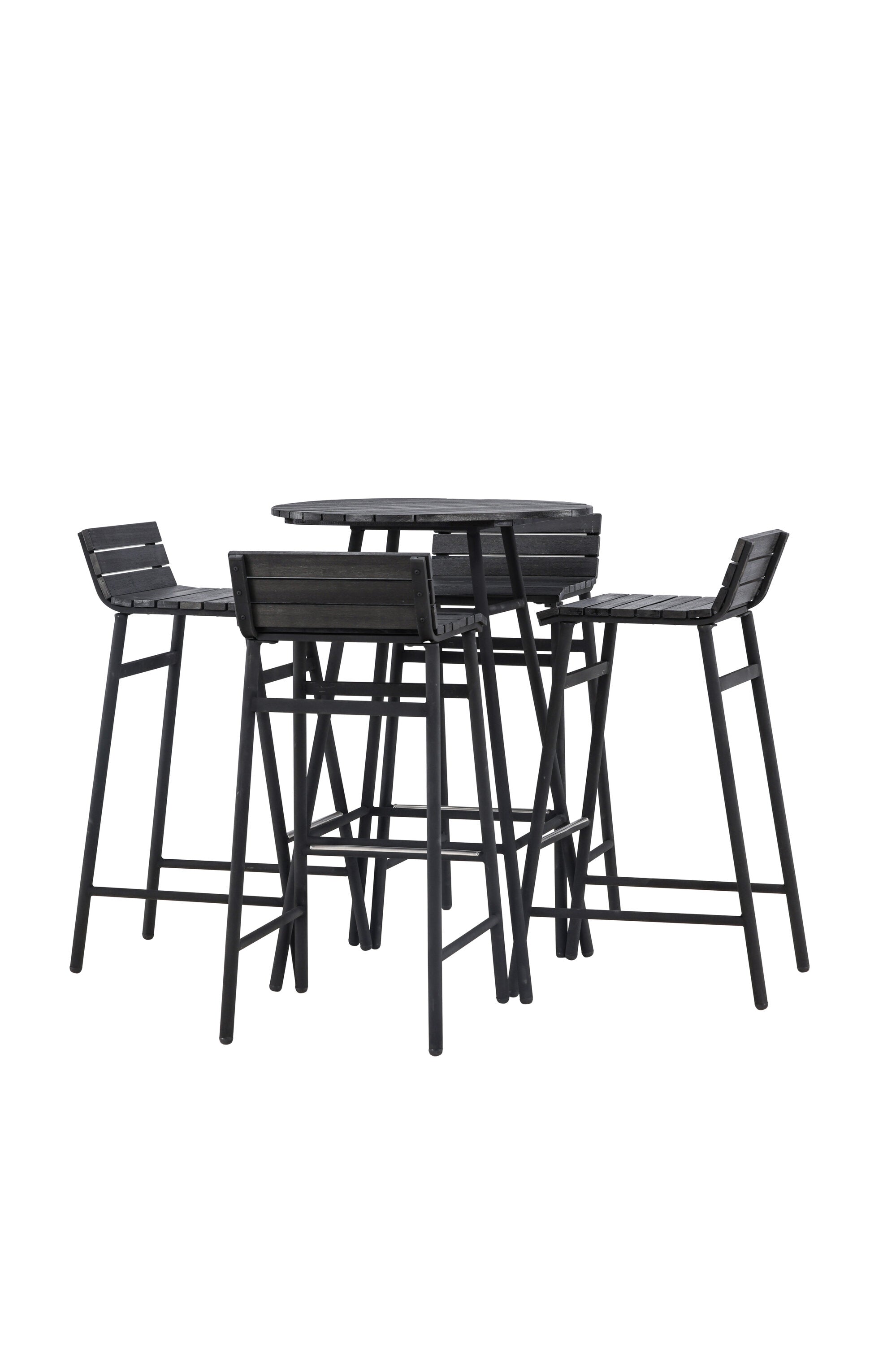 Mexico Bar Set in Schwarz Schwarz präsentiert im Onlineshop von KAQTU Design AG. Loungeset ist von Venture Home