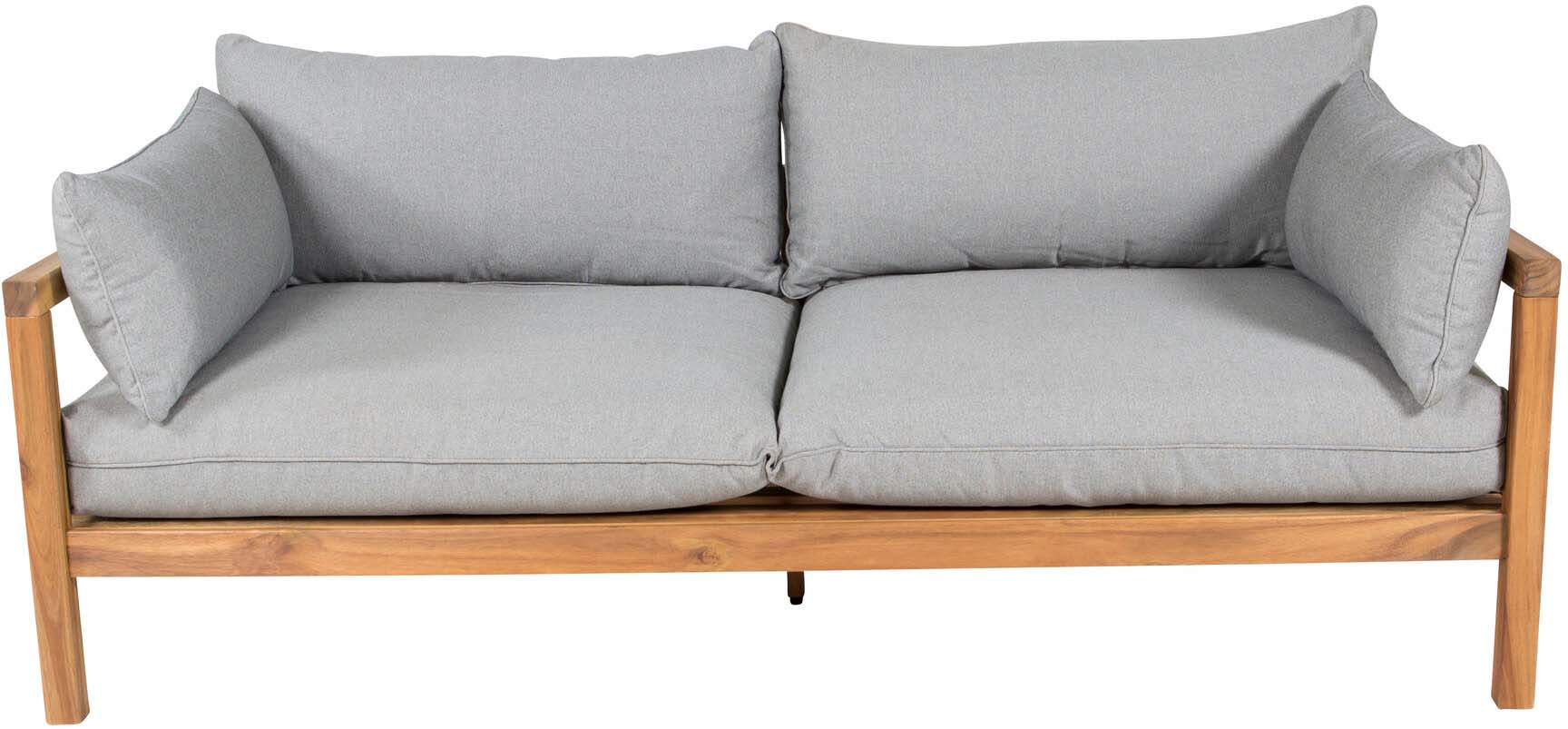 Elegantes Marion 2 Sitzer Sofa: Komfort, modernes Design, Akazienholzfüsse, grosszügige Sitzfläche, stilvolle Lounge-Oase.