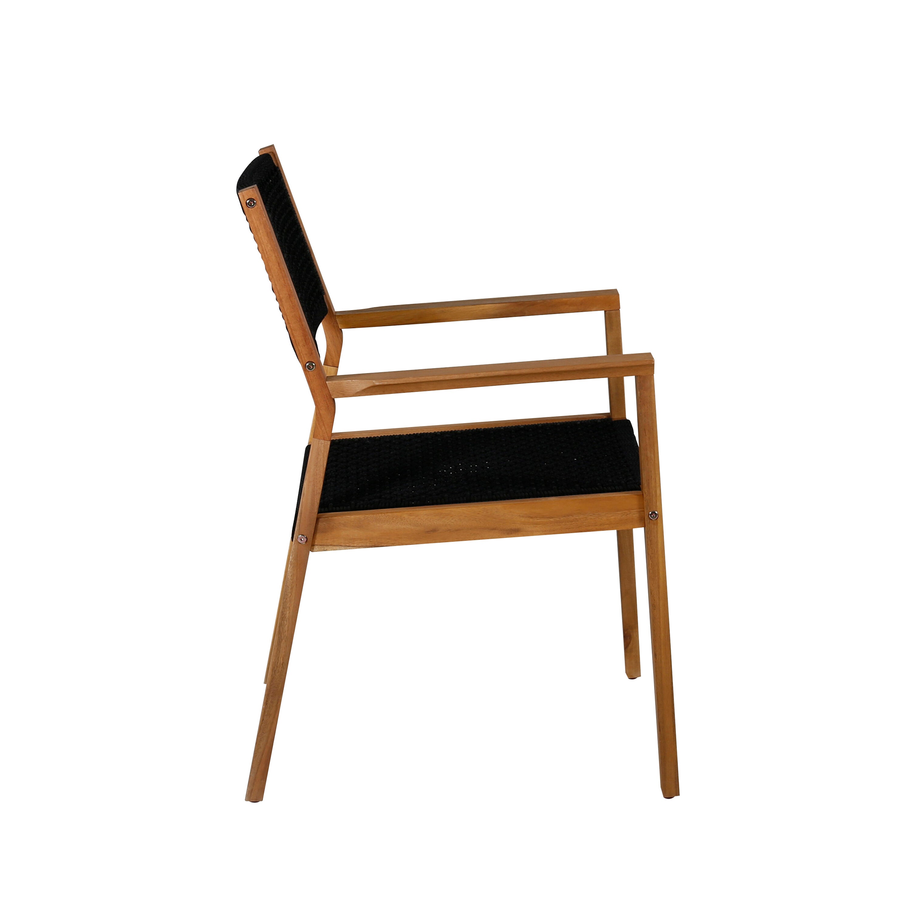 Little John Gartenstuhl in Natur präsentiert im Onlineshop von KAQTU Design AG. Gartenstuhl mit Armlehnen ist von Venture Home