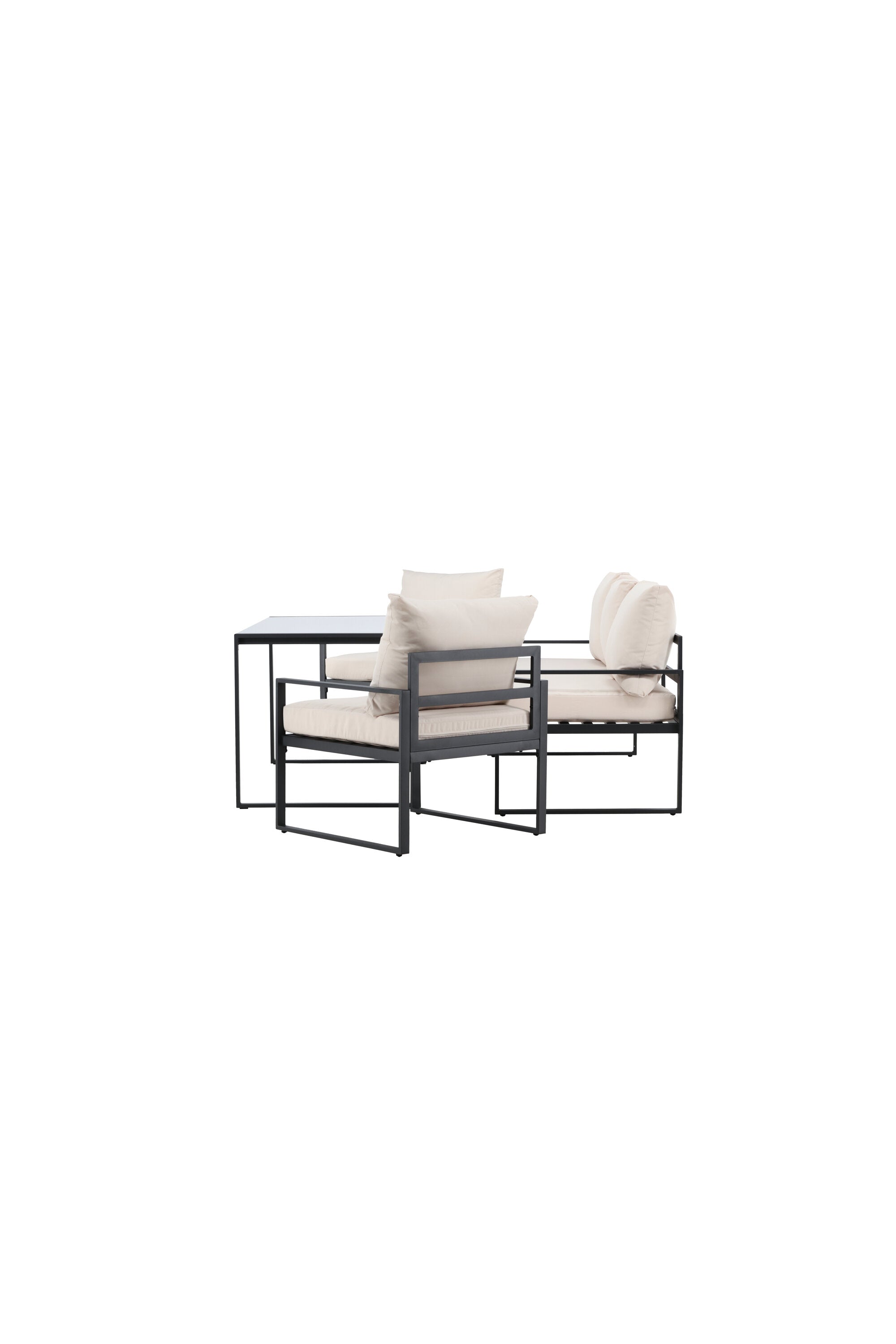Catania Sofa Set in Beige/Schwarz präsentiert im Onlineshop von KAQTU Design AG. Loungeset ist von Venture Home