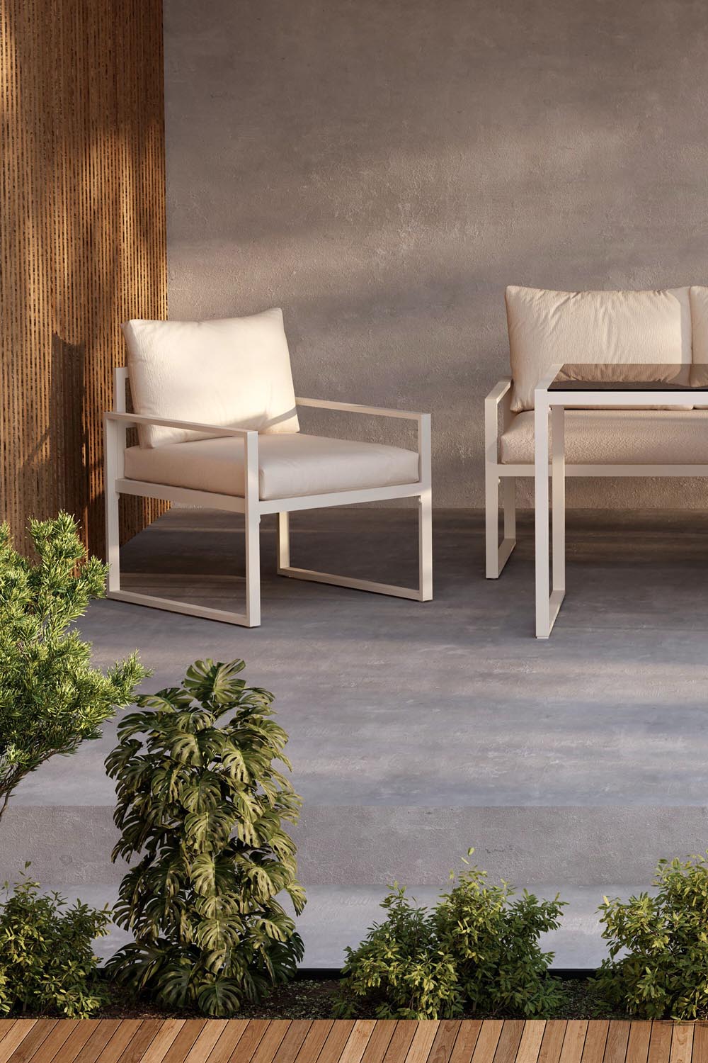 Catania Sofa Set in Beige präsentiert im Onlineshop von KAQTU Design AG. Loungeset ist von Venture Home