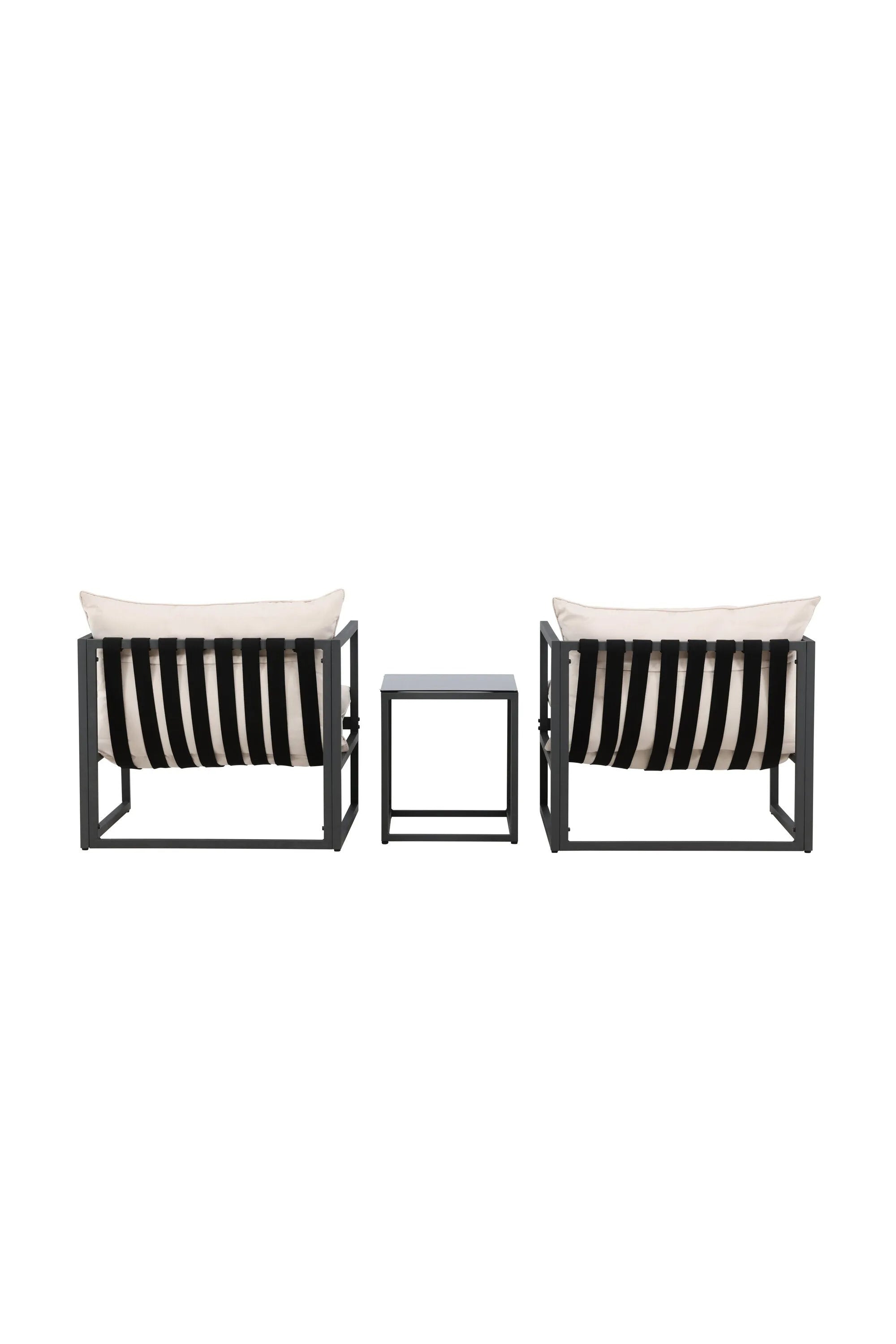 Das Messina Lounge Set von Venture Home kombiniert modernes Design mit Komfort, ideal für gemütliche Momente im Außenbereich.