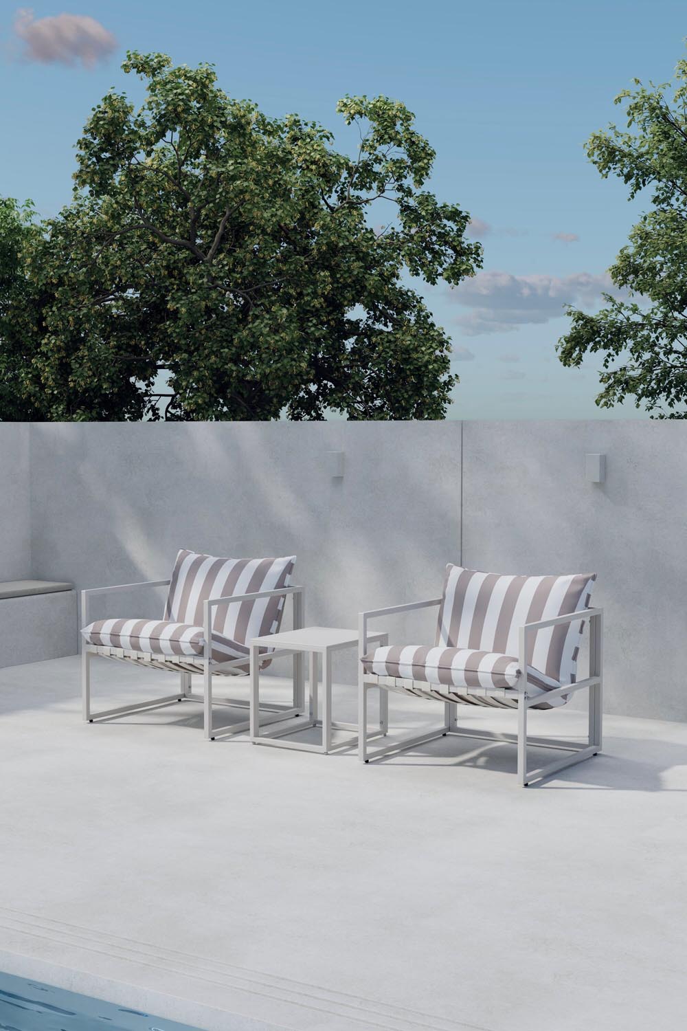 Messina Lounge Set in  präsentiert im Onlineshop von KAQTU Design AG. Loungeset ist von Venture Home