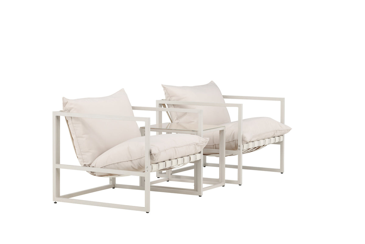 Messina Lounge Set in Beige präsentiert im Onlineshop von KAQTU Design AG. Loungeset ist von Venture Home