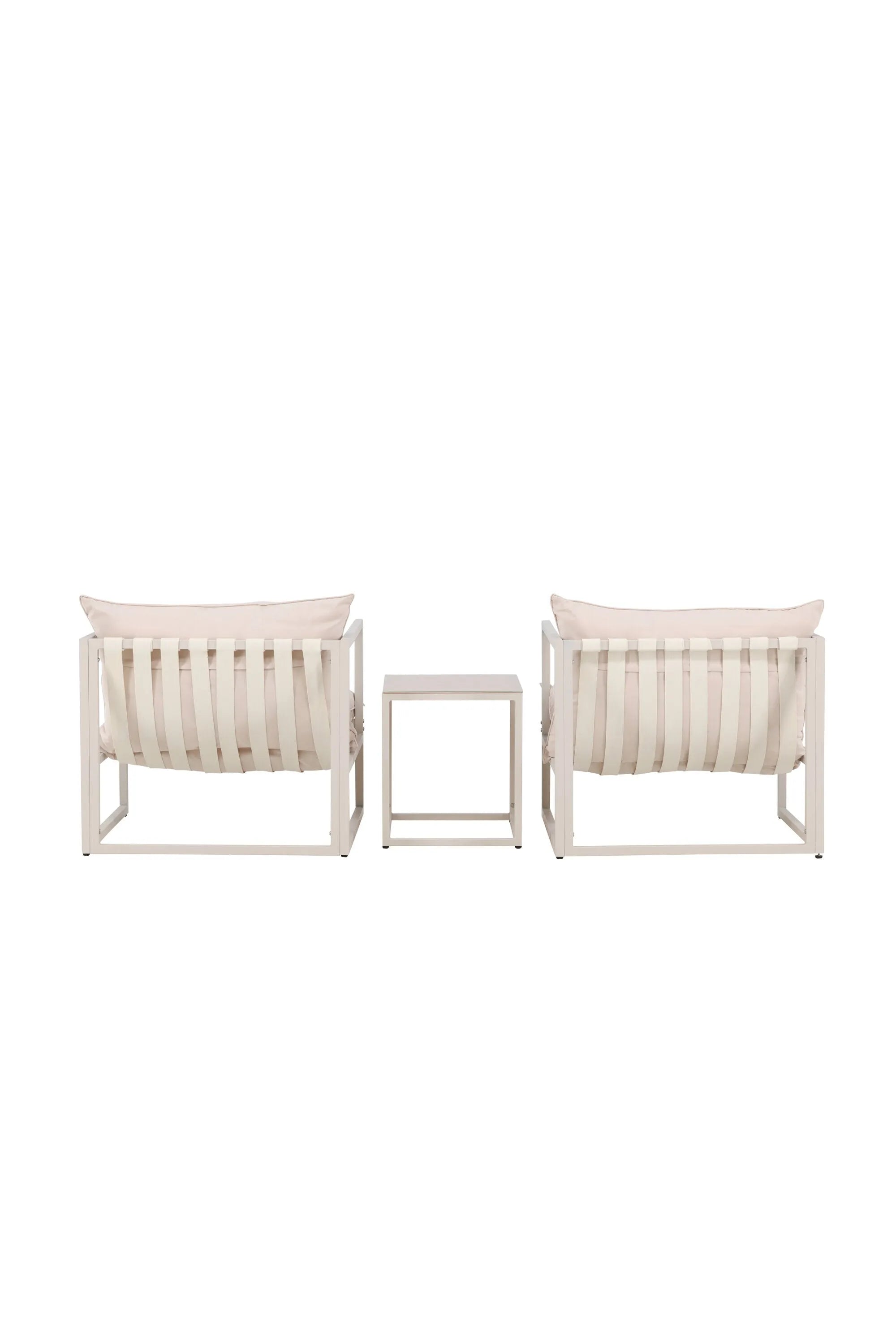 Das Messina Lounge Set von Venture Home kombiniert modernes Design mit Komfort, ideal für gemütliche Momente im Außenbereich.