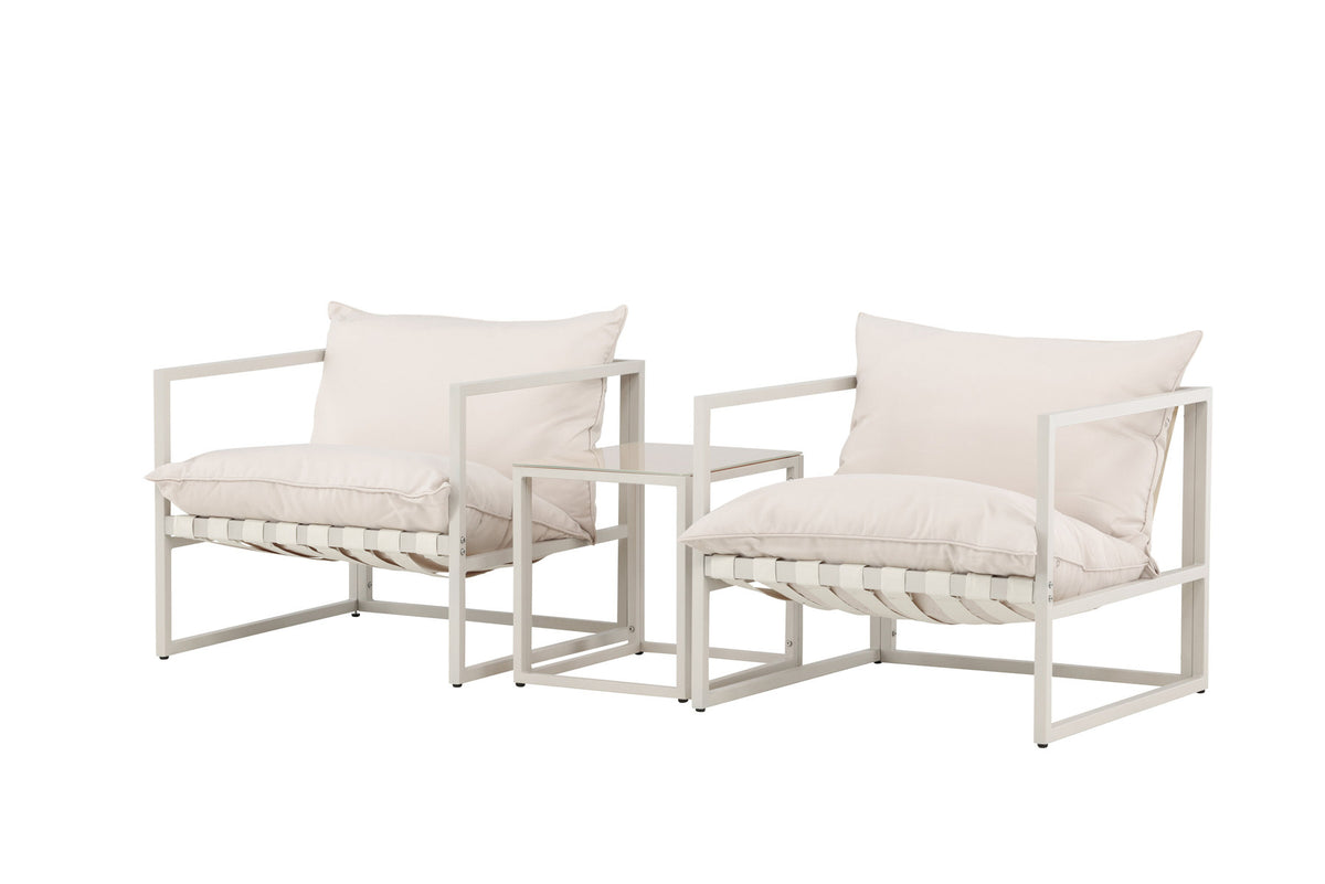 Messina Lounge Set in Beige präsentiert im Onlineshop von KAQTU Design AG. Loungeset ist von Venture Home
