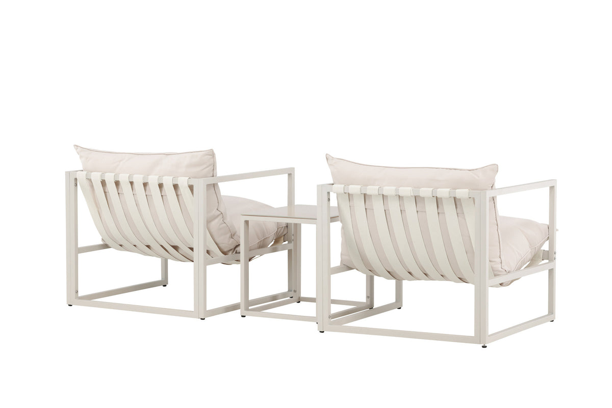 Messina Lounge Set in Beige präsentiert im Onlineshop von KAQTU Design AG. Loungeset ist von Venture Home