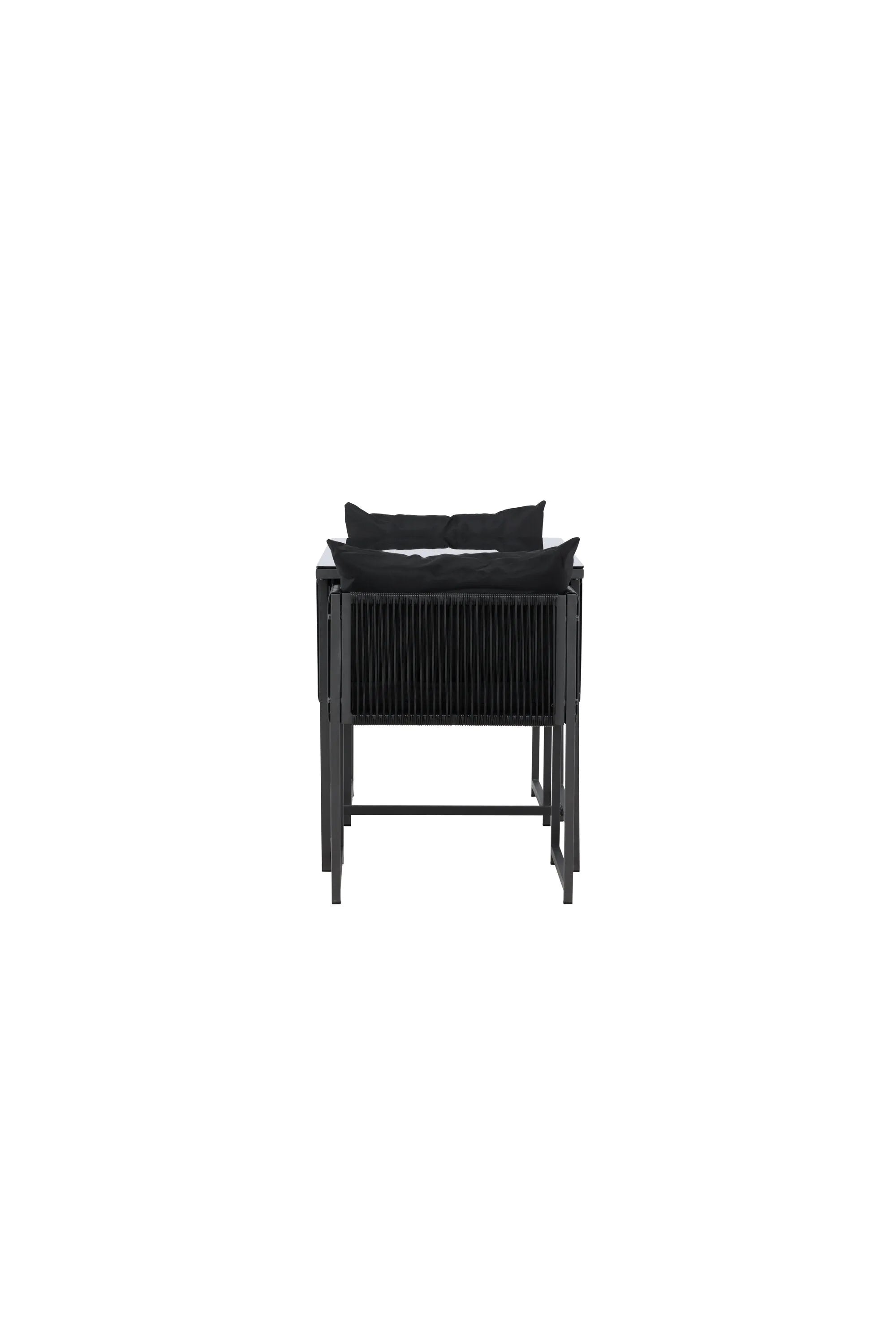 Das Noto Café-Set von Venture Home bietet stilvolles Design und Komfort, perfekt für entspannte Momente im Außenbereich.