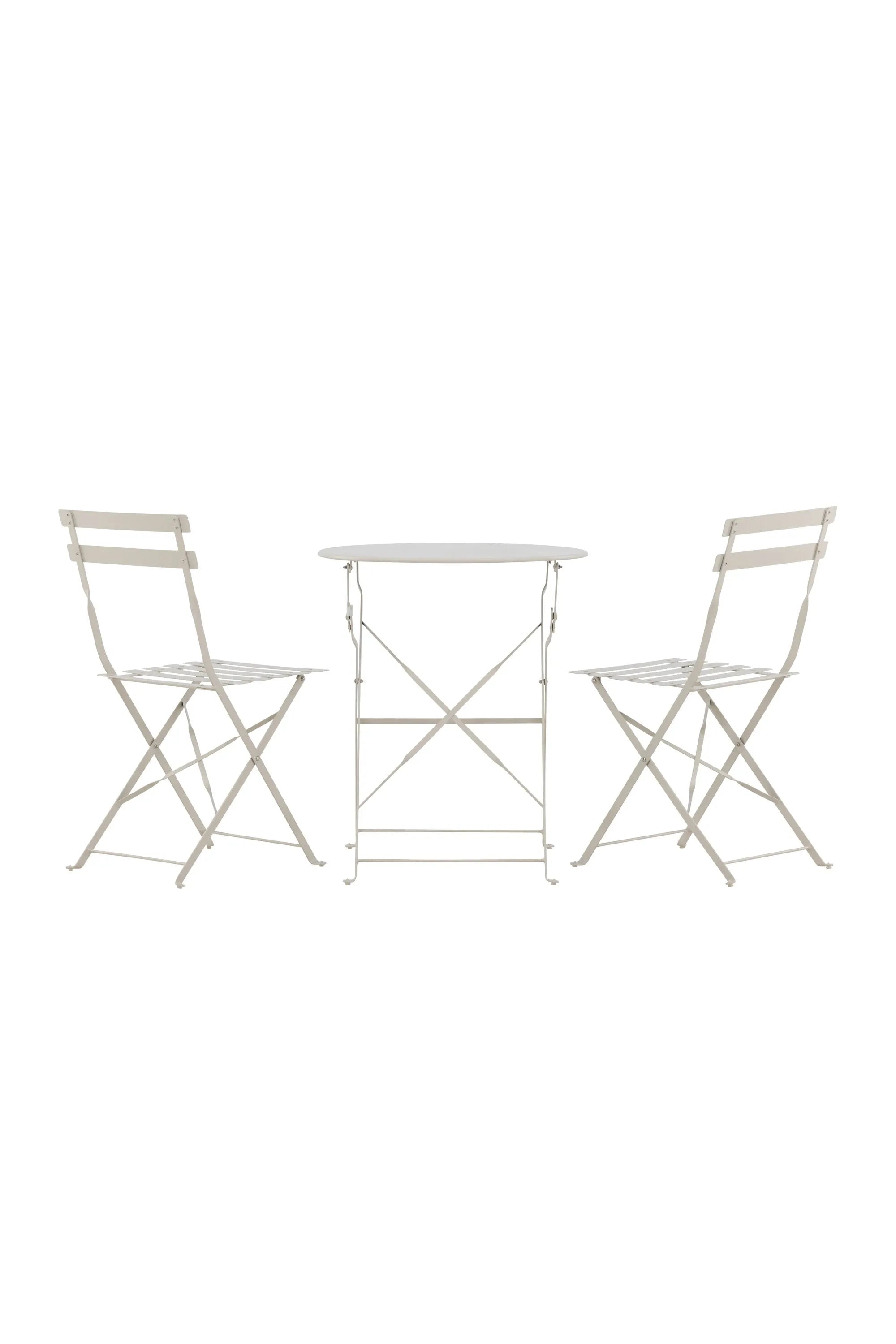 Das Tao Café-Set von Venture Home kombiniert stilvolles Design mit Funktionalität, ideal für Garten, Terrasse oder Balkon.