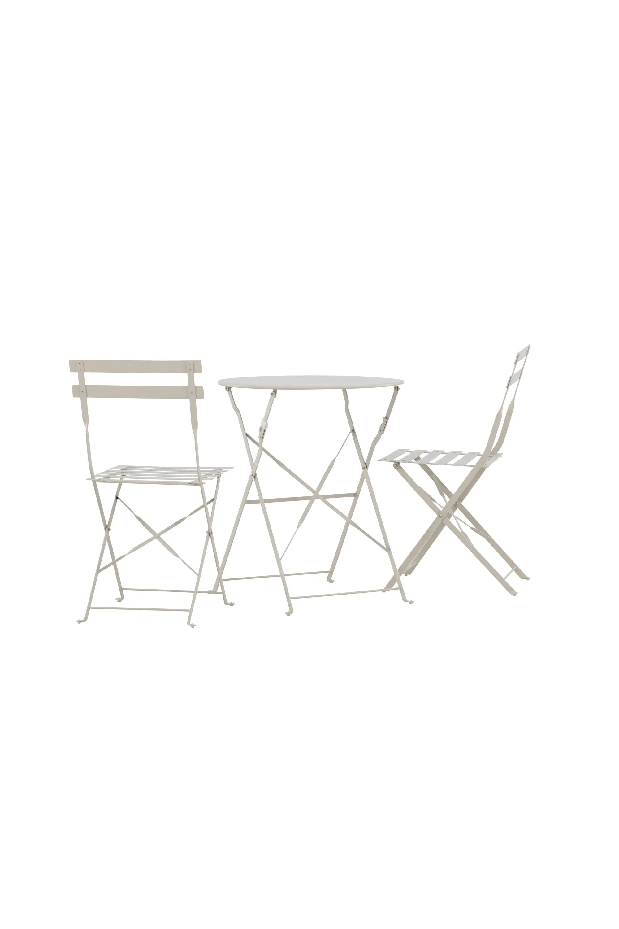 Das Tao Café-Set von Venture Home bietet modernes Design und Komfort, perfekt für Garten, Terrasse oder Balkon.