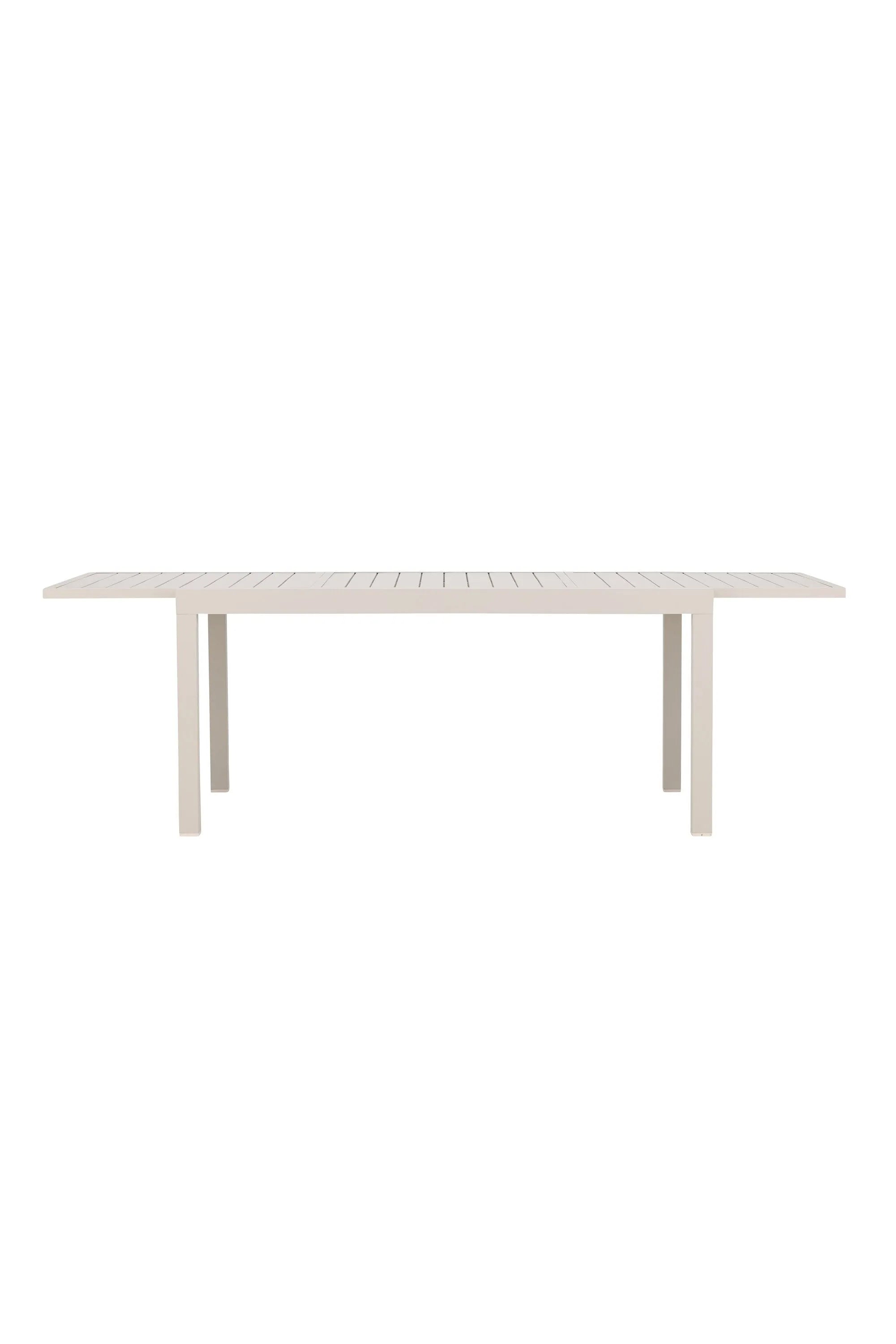 Moderner rechteckiger Gartentisch Capo von Venture Home, ideal für stilvolle Außenbereiche und vielseitige Nutzung.