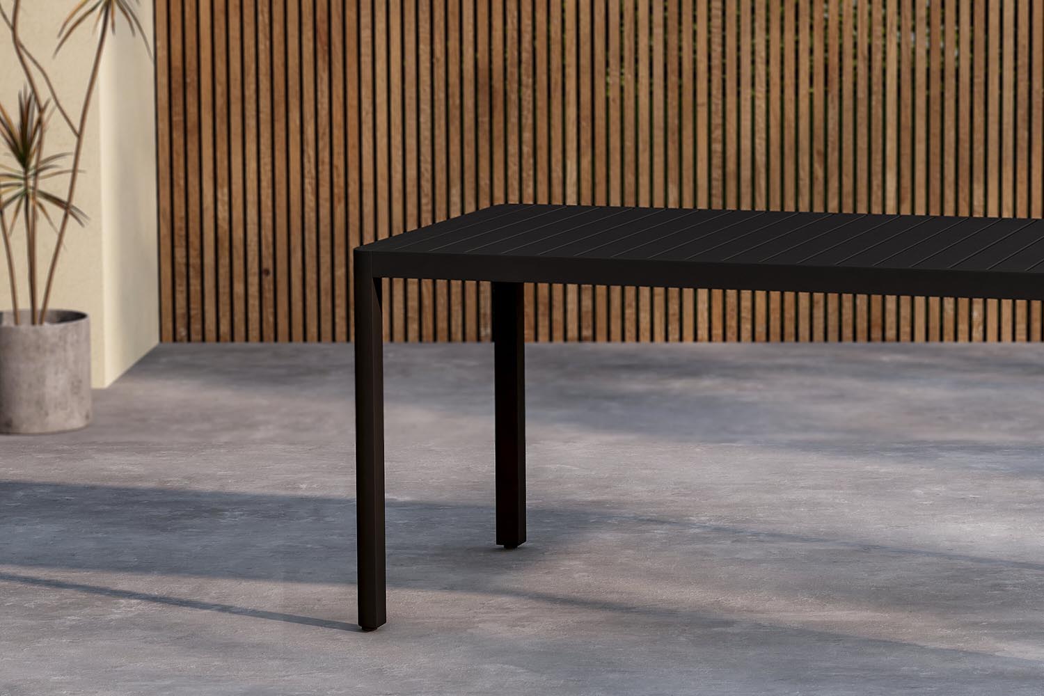 Rectangular garden table Giardini