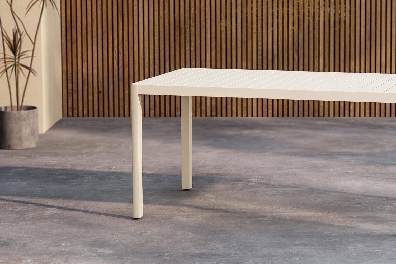 Rectangular garden table Giardini