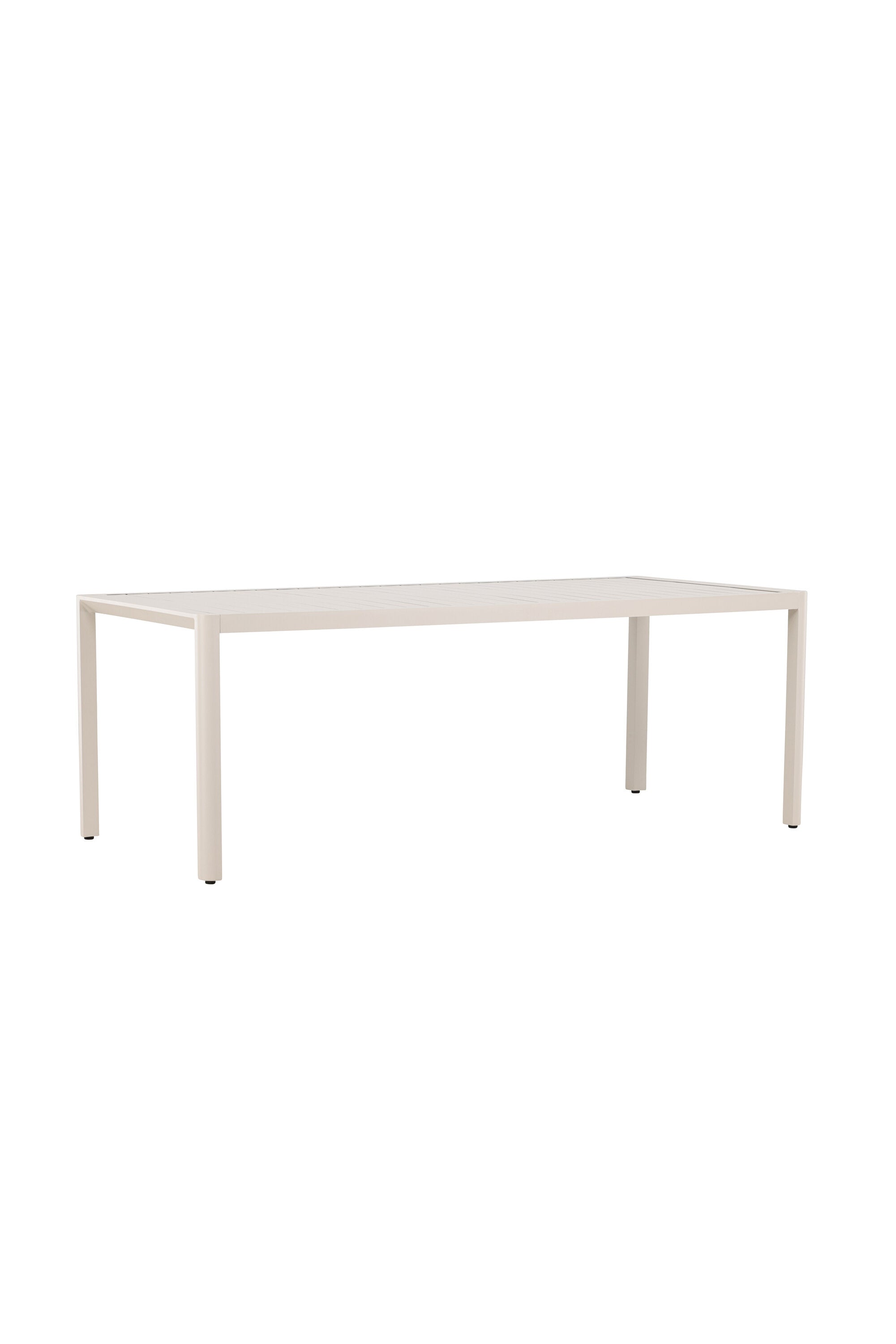 Rechteckiger Gartentisch Giardini in Beige präsentiert im Onlineshop von KAQTU Design AG. Gartentisch ist von Venture Home