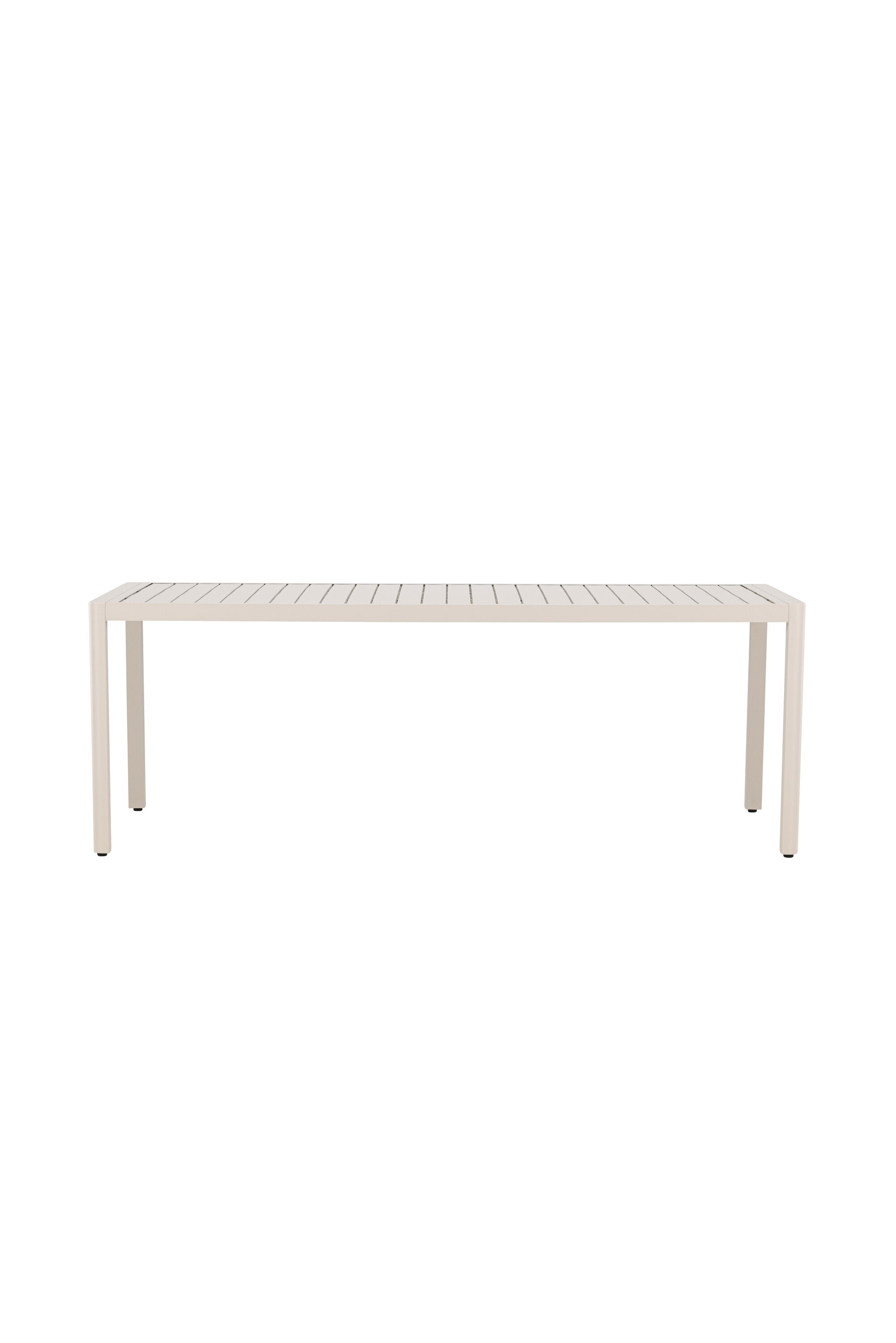 Rechteckiger Gartentisch Giardini in Beige präsentiert im Onlineshop von KAQTU Design AG. Gartentisch ist von Venture Home