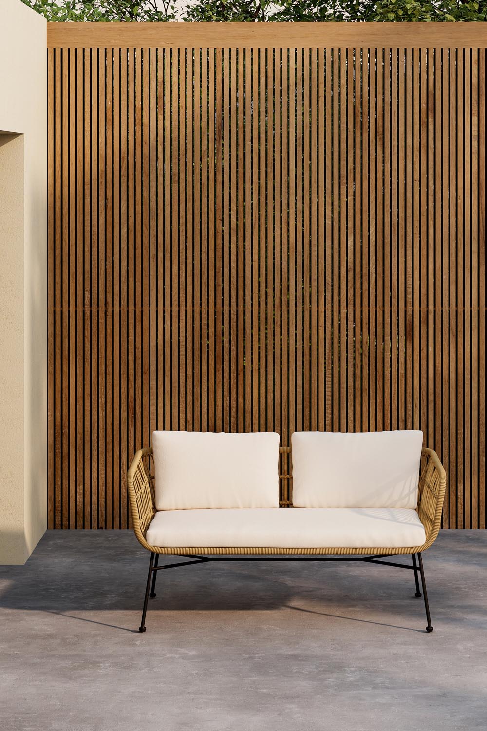 Isola 3-Sitzer Sofa in Nature präsentiert im Onlineshop von KAQTU Design AG. Lounge Sofa ist von Venture Home
