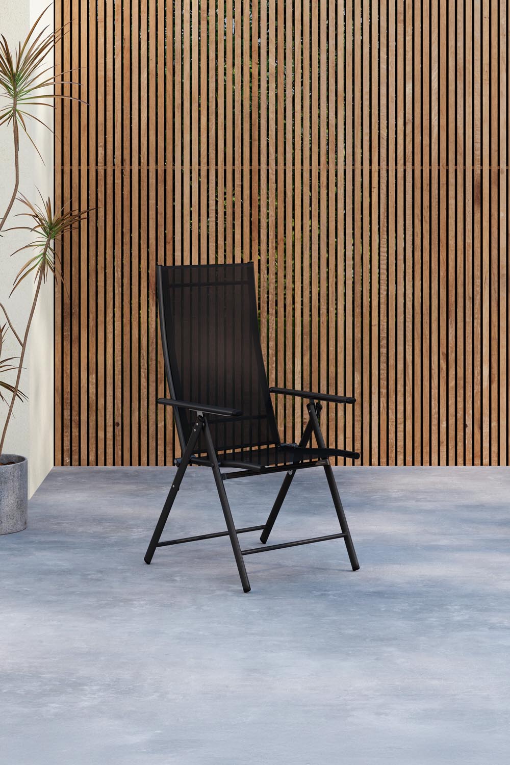 Levanzo Gartenstuhl in Black präsentiert im Onlineshop von KAQTU Design AG. Gartenstuhl ist von Venture Home