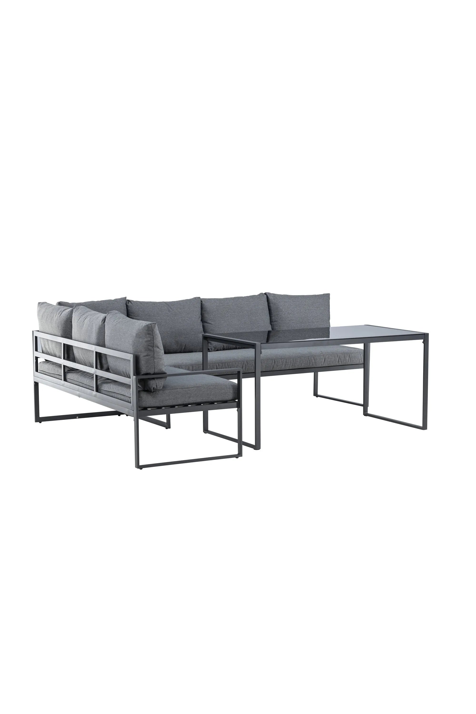 Das Zingaro Ecksofa-Set von Venture Home vereint modernes Design mit Komfort, ideal für stilvolles Outdoor-Wohnen.