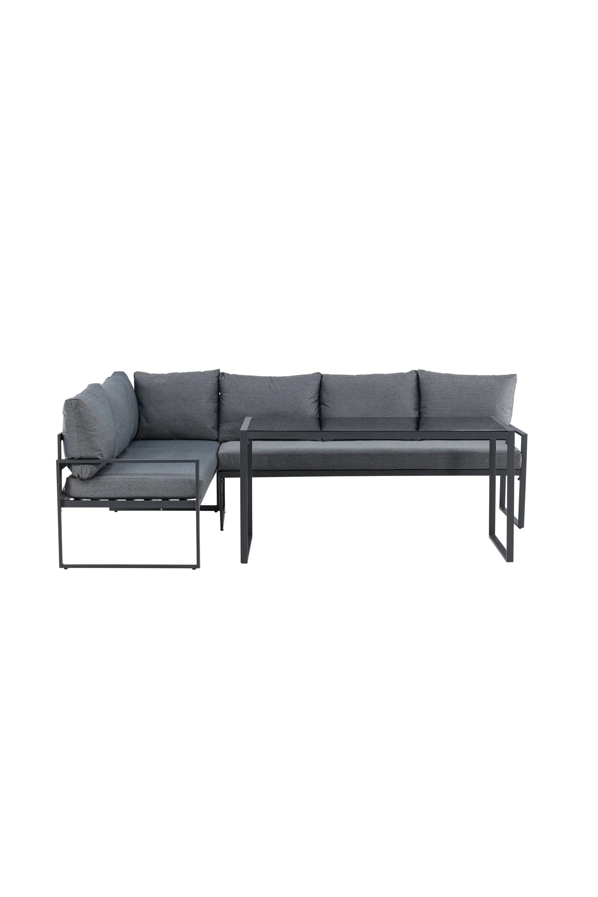 Das Zingaro Ecksofa-Set von Venture Home vereint modernes Design mit Komfort, ideal für stilvolles Outdoor-Wohnen.