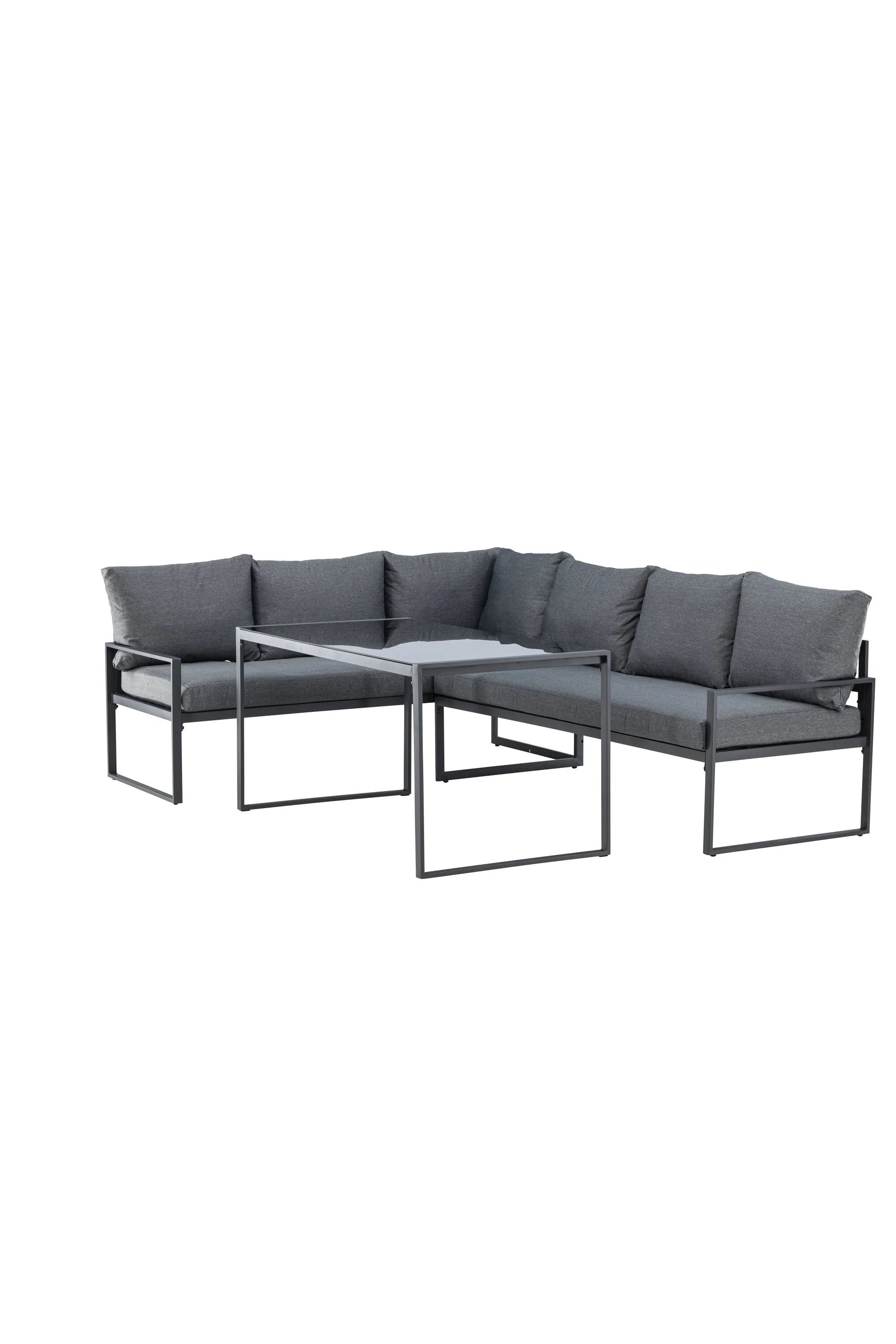 Das Zingaro Ecksofa-Set von Venture Home vereint modernes Design mit Komfort, ideal für stilvolles Outdoor-Wohnen.