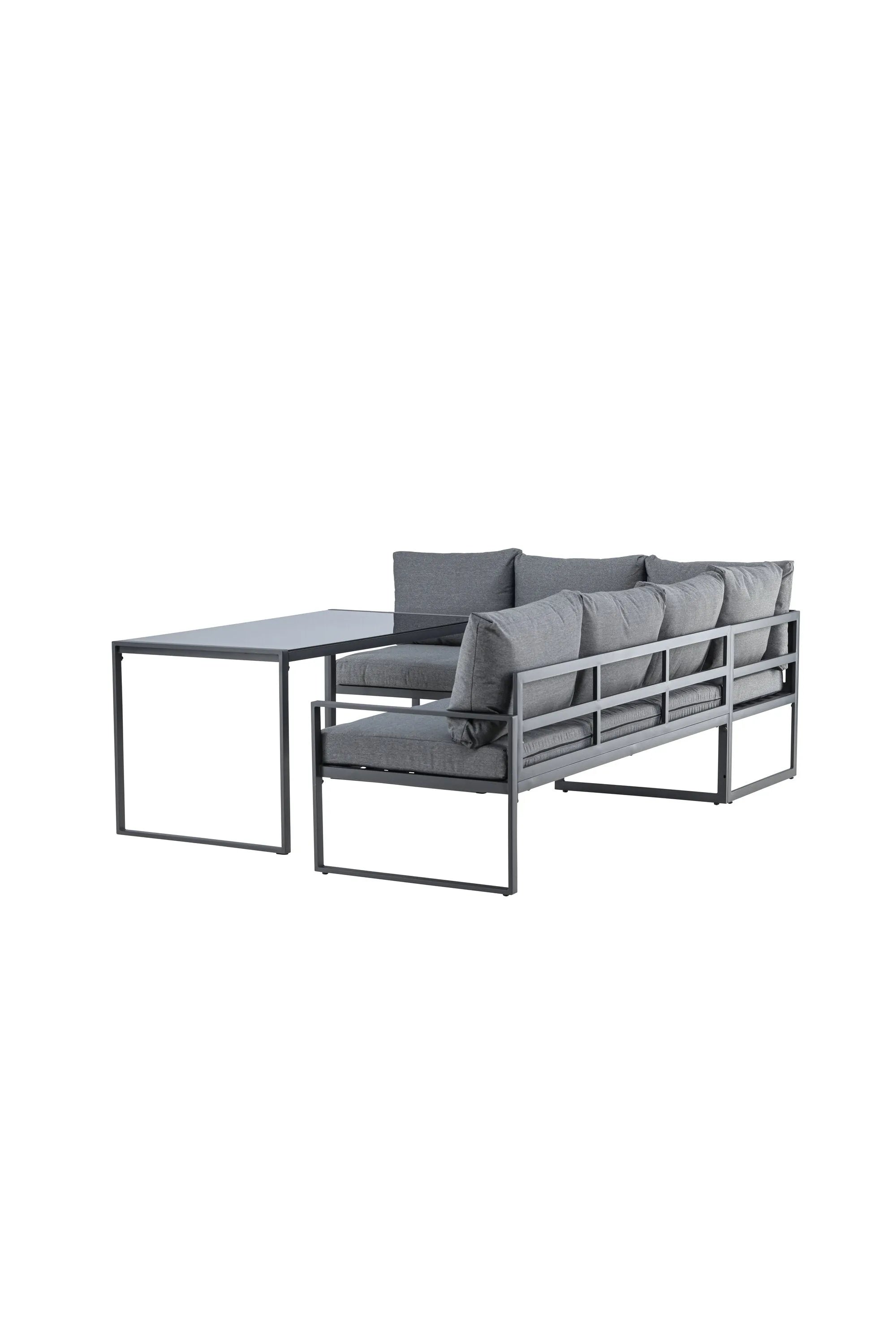 Das Zingaro Ecksofa-Set von Venture Home vereint modernes Design mit Komfort, ideal für stilvolles Outdoor-Wohnen.