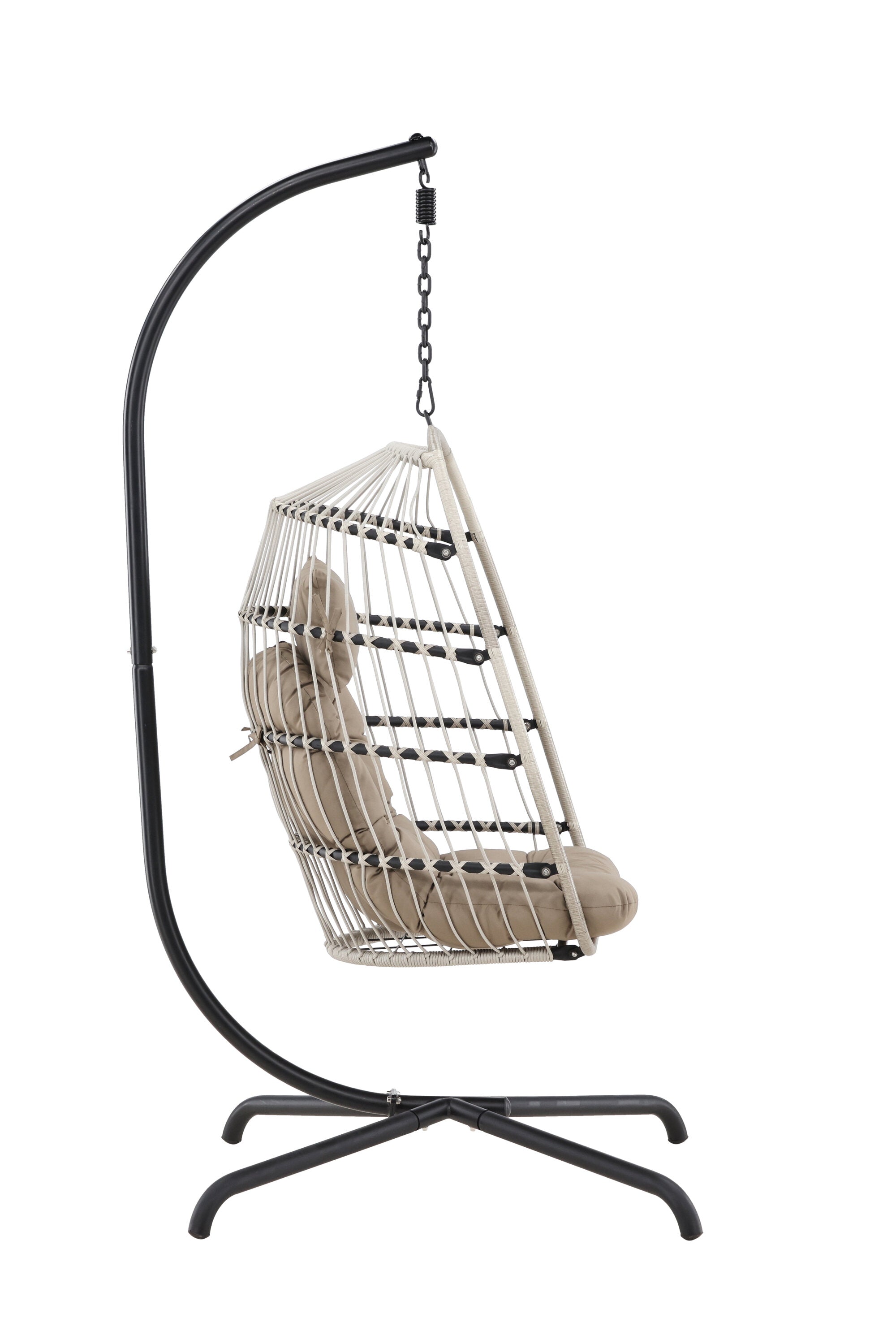 Trezza Hängesessel in Grey präsentiert im Onlineshop von KAQTU Design AG. Hängestuhl ist von Venture Home