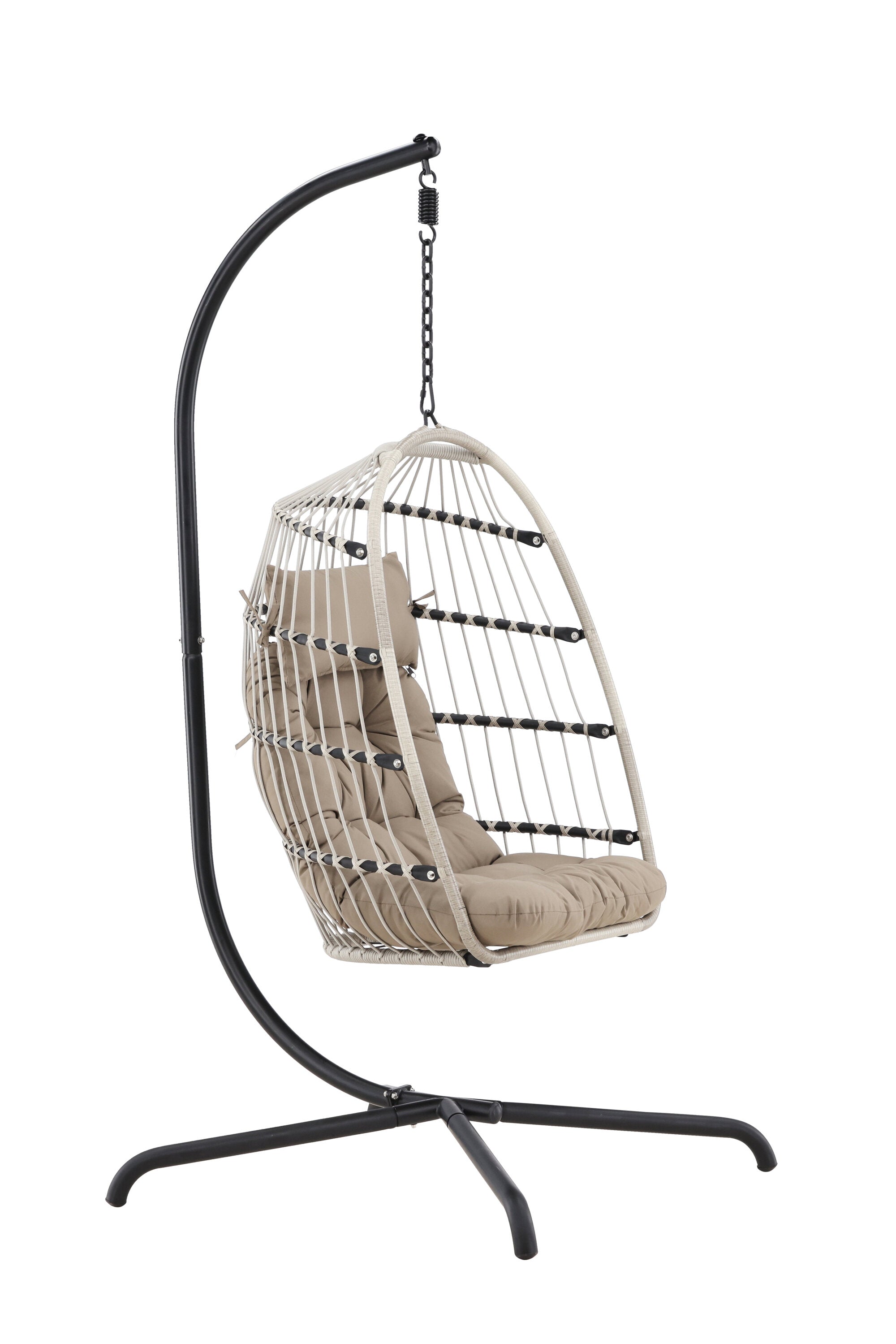 Trezza Hängesessel in Grey präsentiert im Onlineshop von KAQTU Design AG. Hängestuhl ist von Venture Home