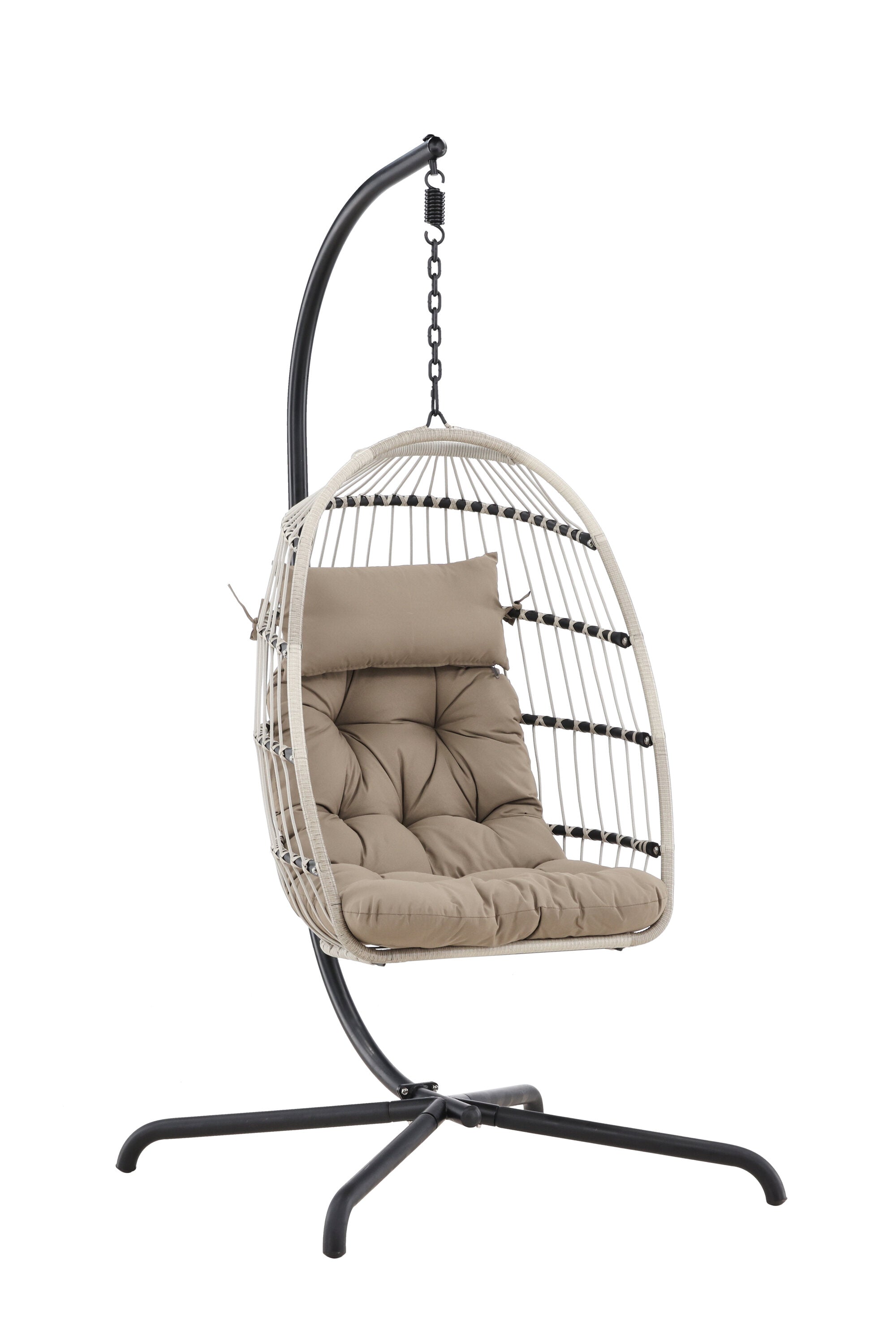 Trezza Hängesessel in Grey präsentiert im Onlineshop von KAQTU Design AG. Hängestuhl ist von Venture Home