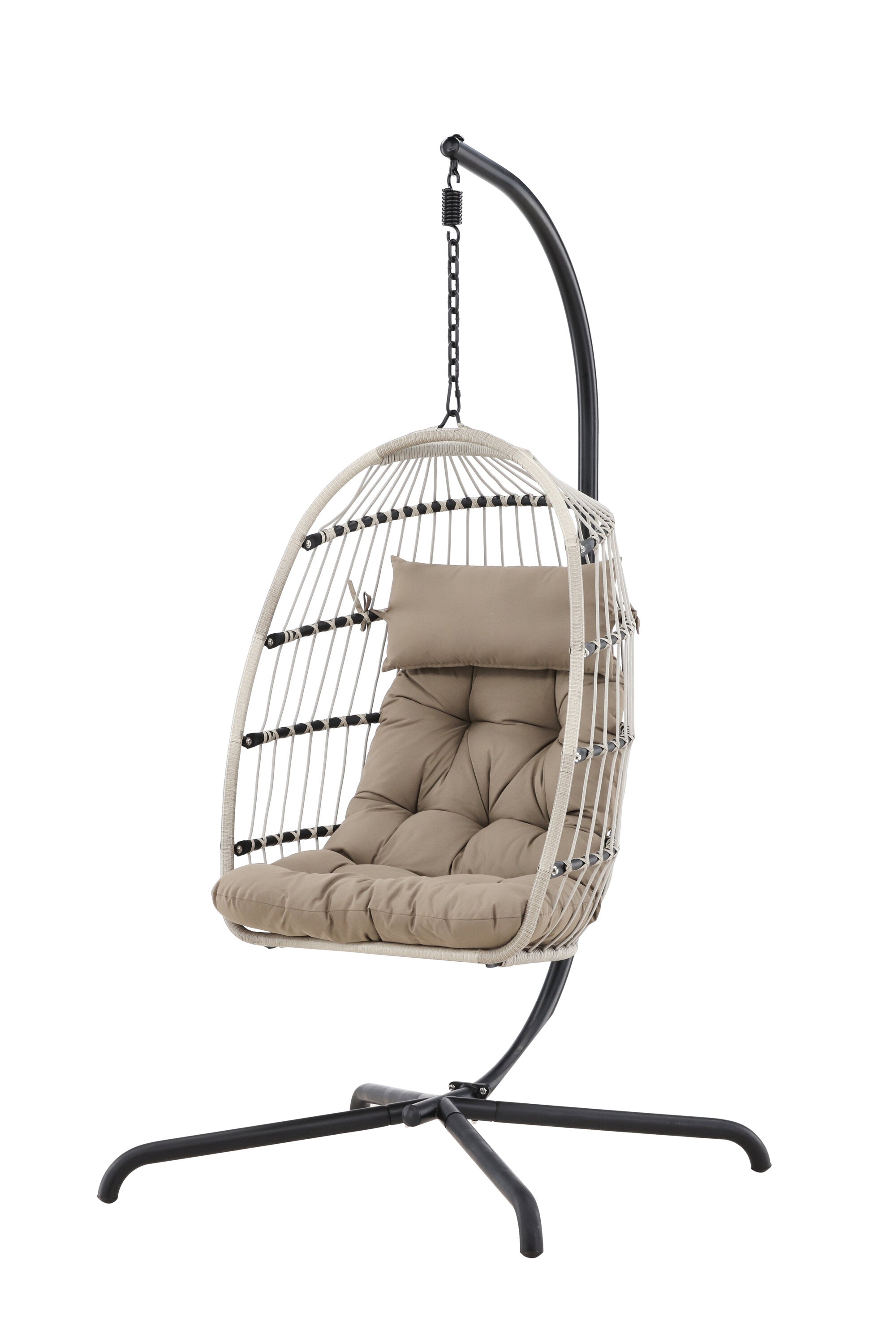 Trezza Hängesessel in Grey präsentiert im Onlineshop von KAQTU Design AG. Hängestuhl ist von Venture Home
