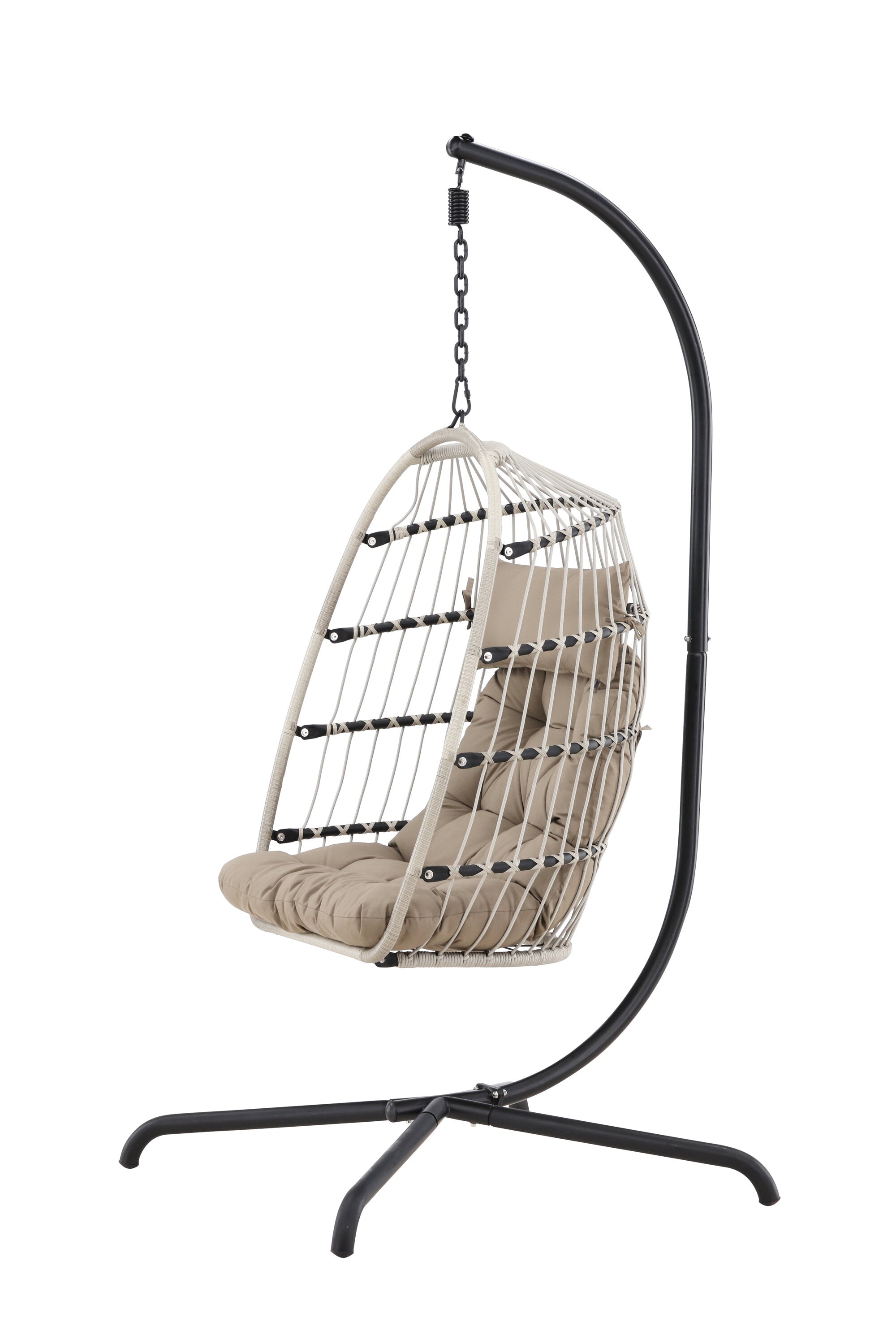 Trezza Hängesessel in Grey präsentiert im Onlineshop von KAQTU Design AG. Hängestuhl ist von Venture Home