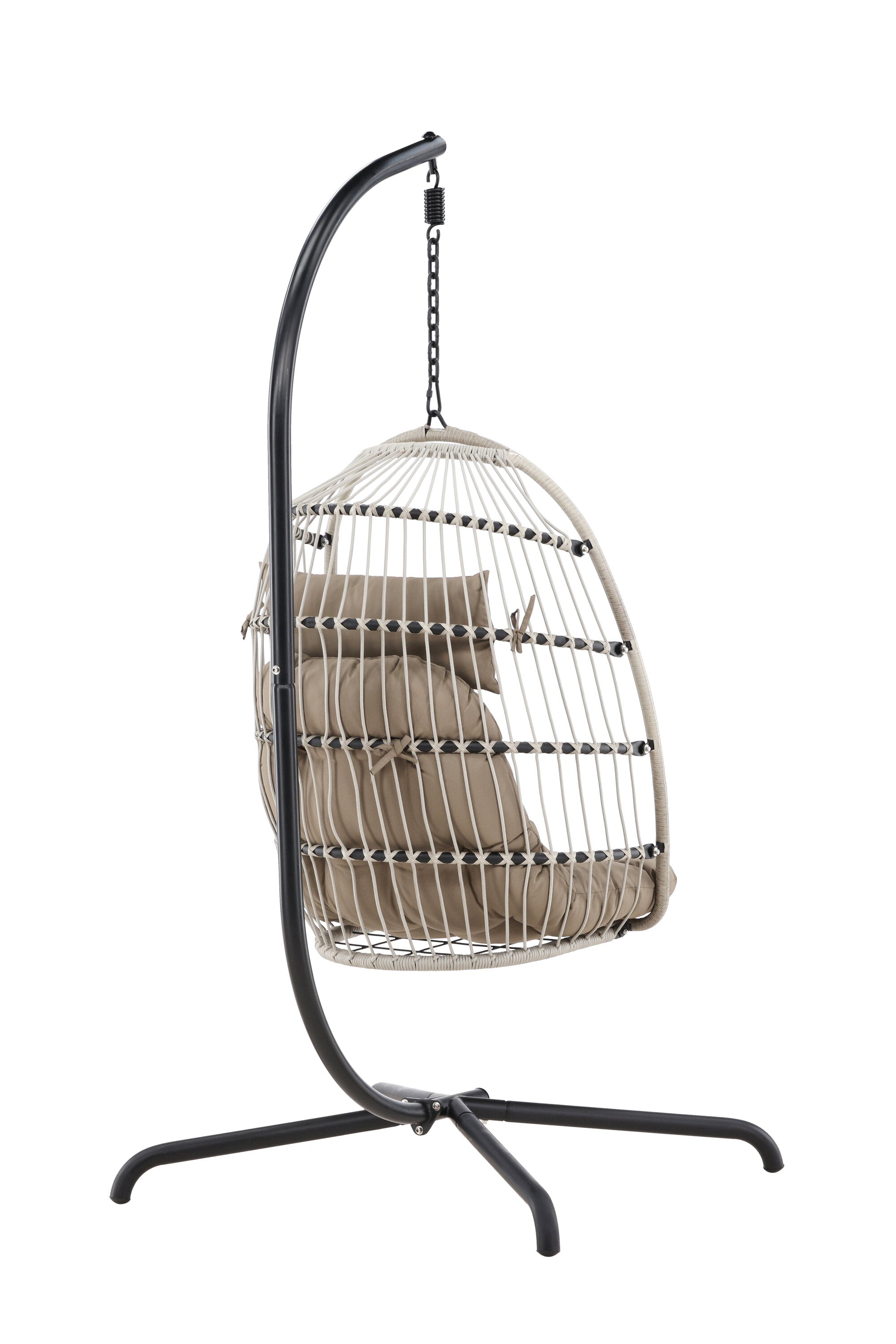 Trezza Hängesessel in Grey präsentiert im Onlineshop von KAQTU Design AG. Hängestuhl ist von Venture Home