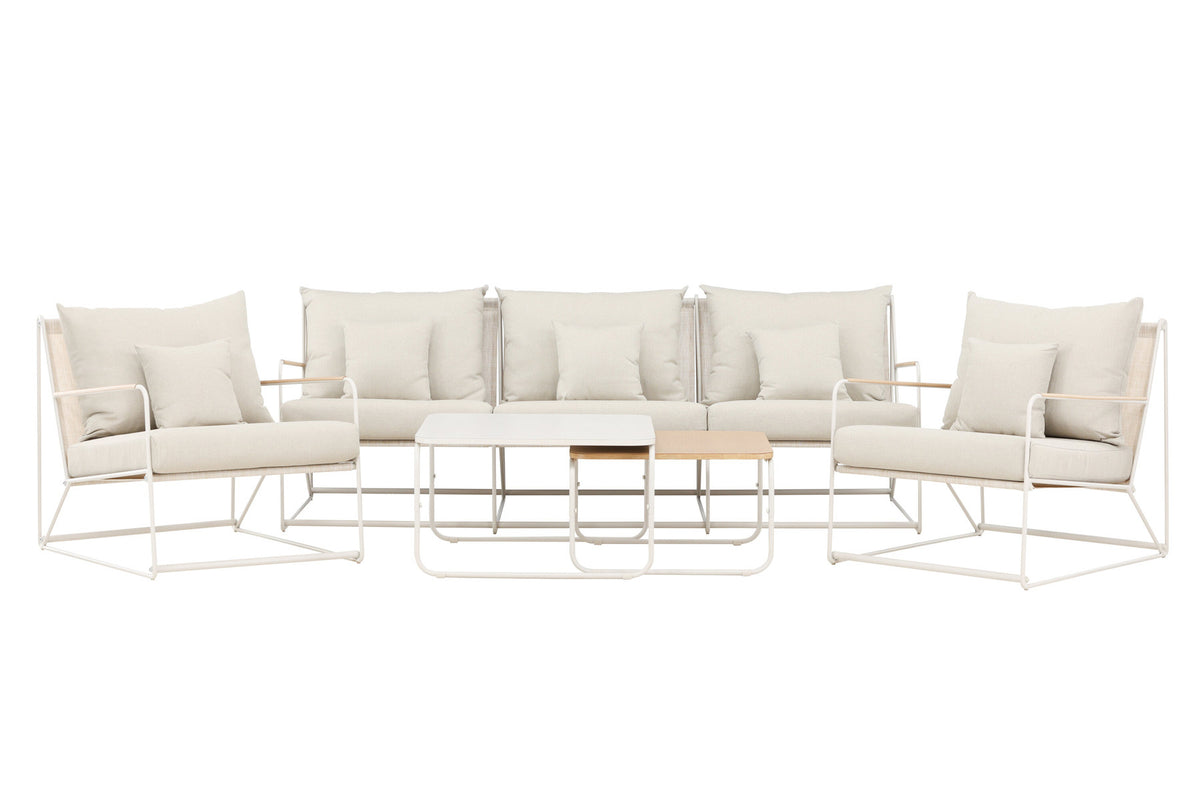 Palazzo Sofa Set in Beige präsentiert im Onlineshop von KAQTU Design AG. Loungeset ist von Venture Home