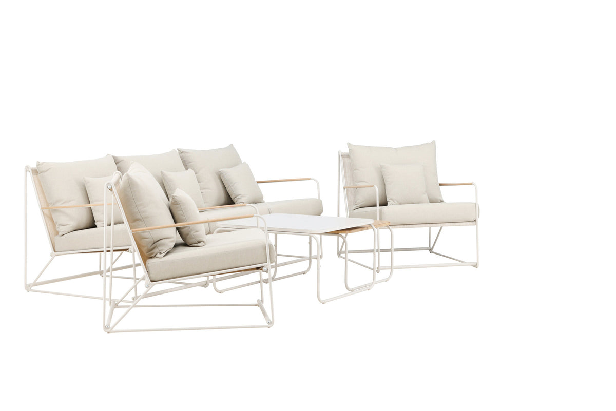 Palazzo Sofa Set in Beige präsentiert im Onlineshop von KAQTU Design AG. Loungeset ist von Venture Home