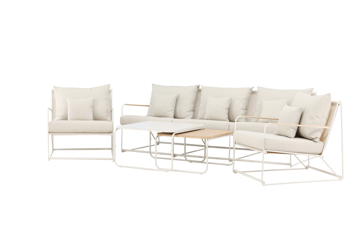 Palazzo Sofa Set in Beige präsentiert im Onlineshop von KAQTU Design AG. Loungeset ist von Venture Home