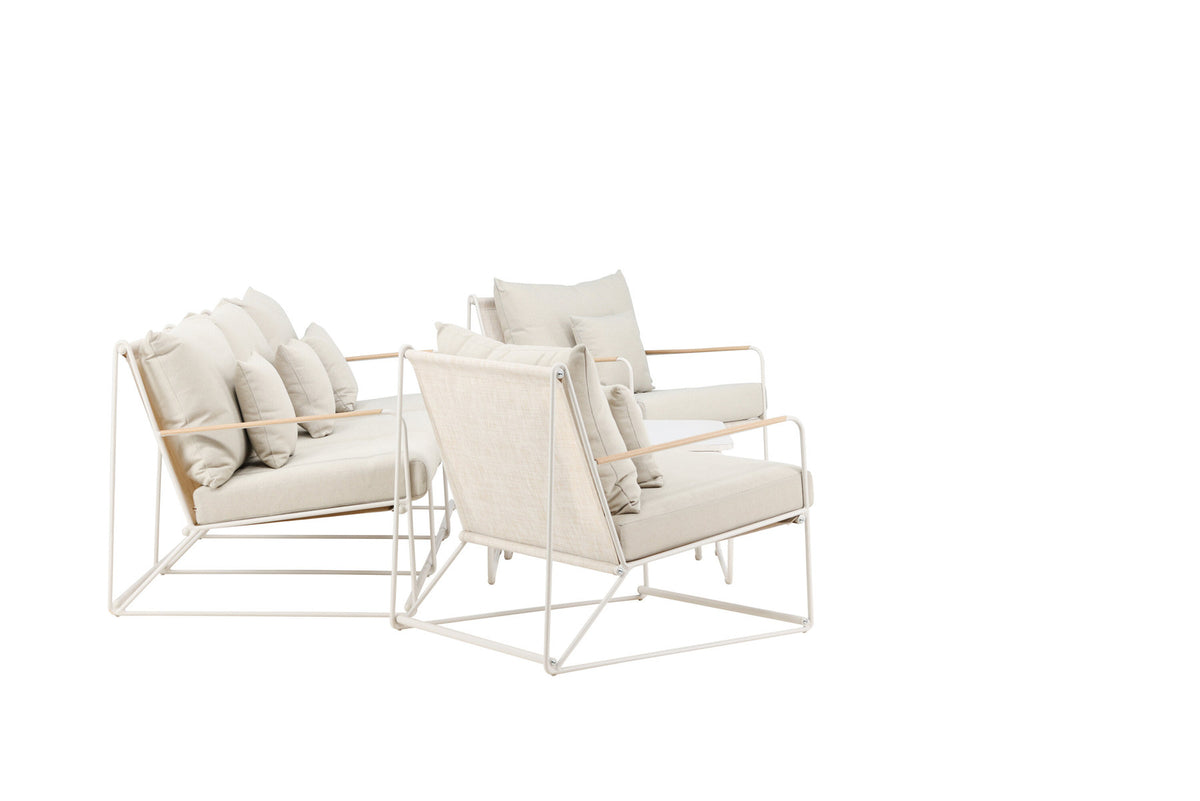 Palazzo Sofa Set in Beige präsentiert im Onlineshop von KAQTU Design AG. Loungeset ist von Venture Home