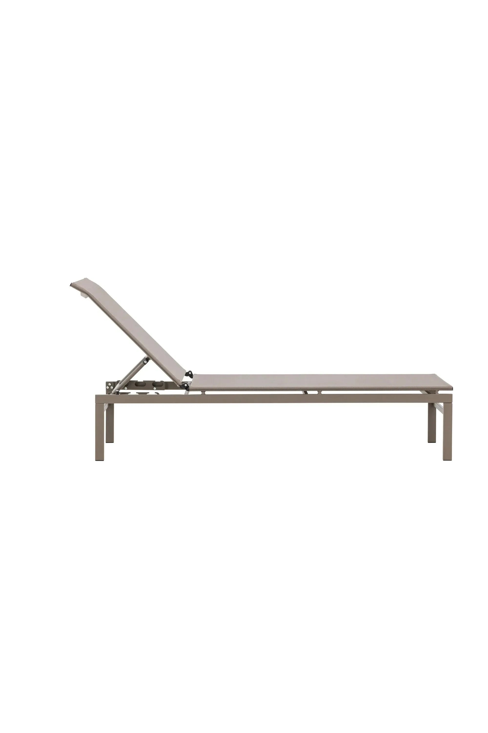 Die Massimo Sonnenlounge von Venture Home vereint modernes Design mit Komfort für stilvolle Entspannung im Garten.
