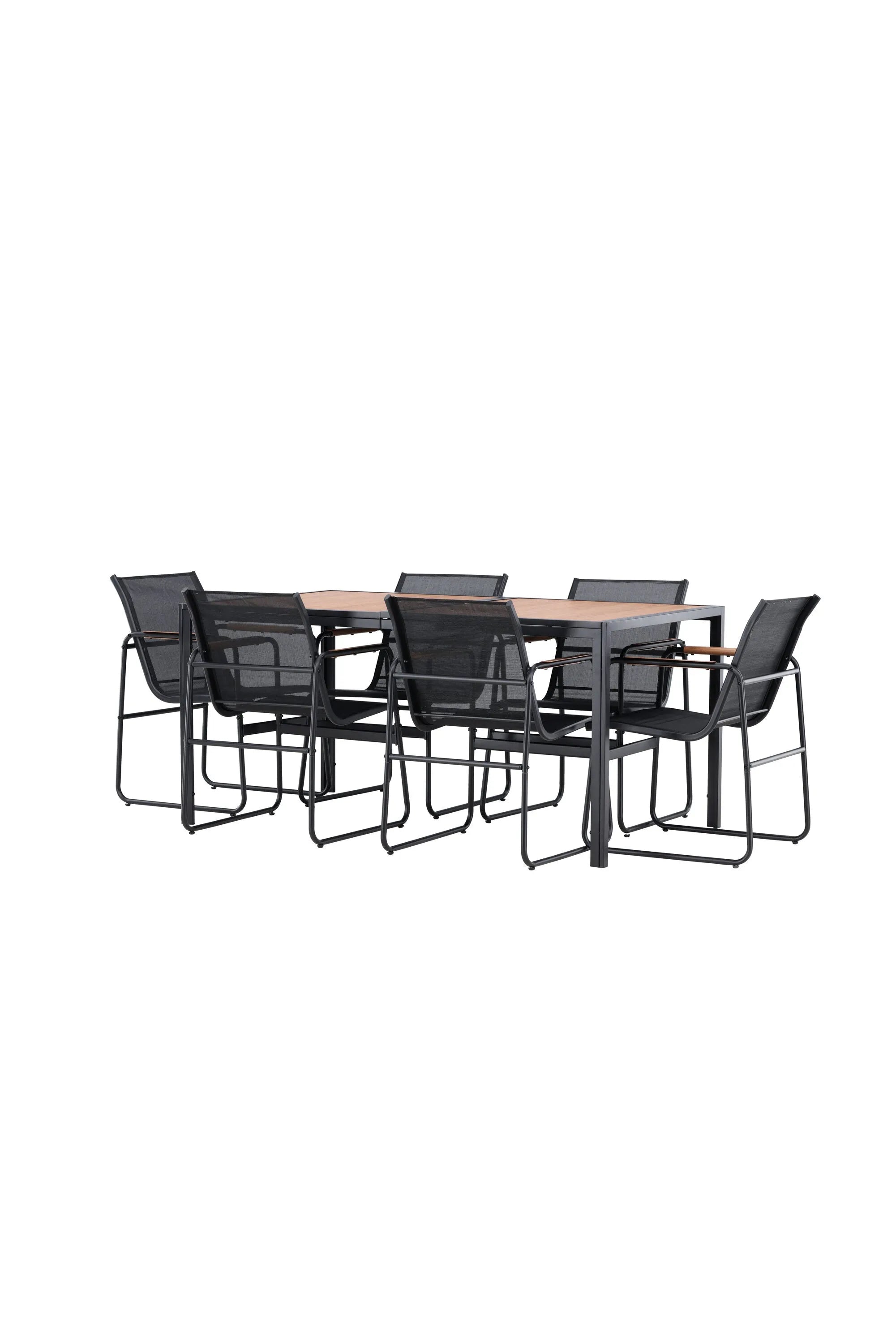Elegantes Lampedusa Gartentisch-Set von Venture Home, ideal für den Außenbereich, robust, wetterbeständig und modern gestaltet.