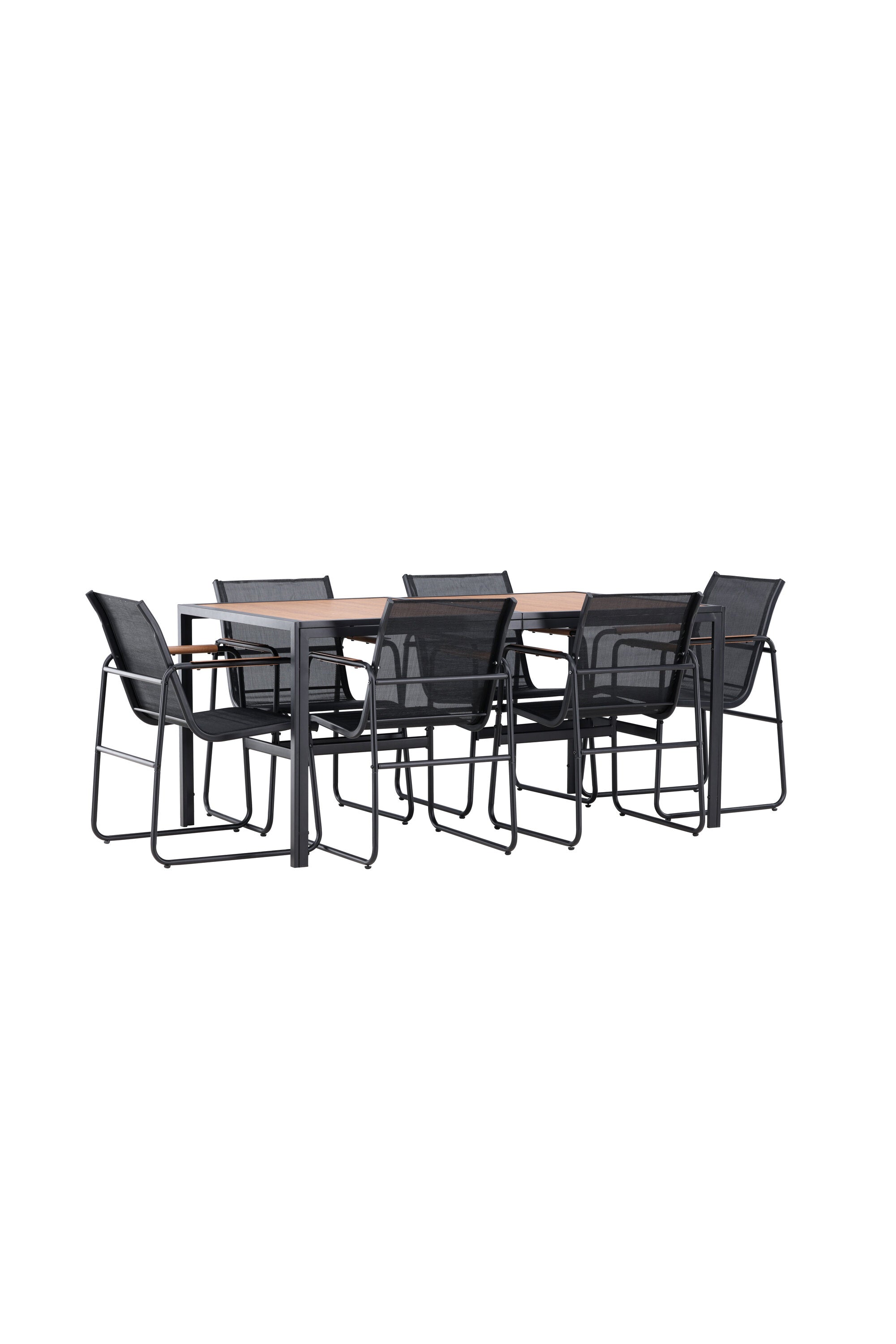 Elegantes Lampedusa Gartentisch-Set von Venture Home, ideal für stilvolle Aussenbereiche, robust und wetterbeständig.