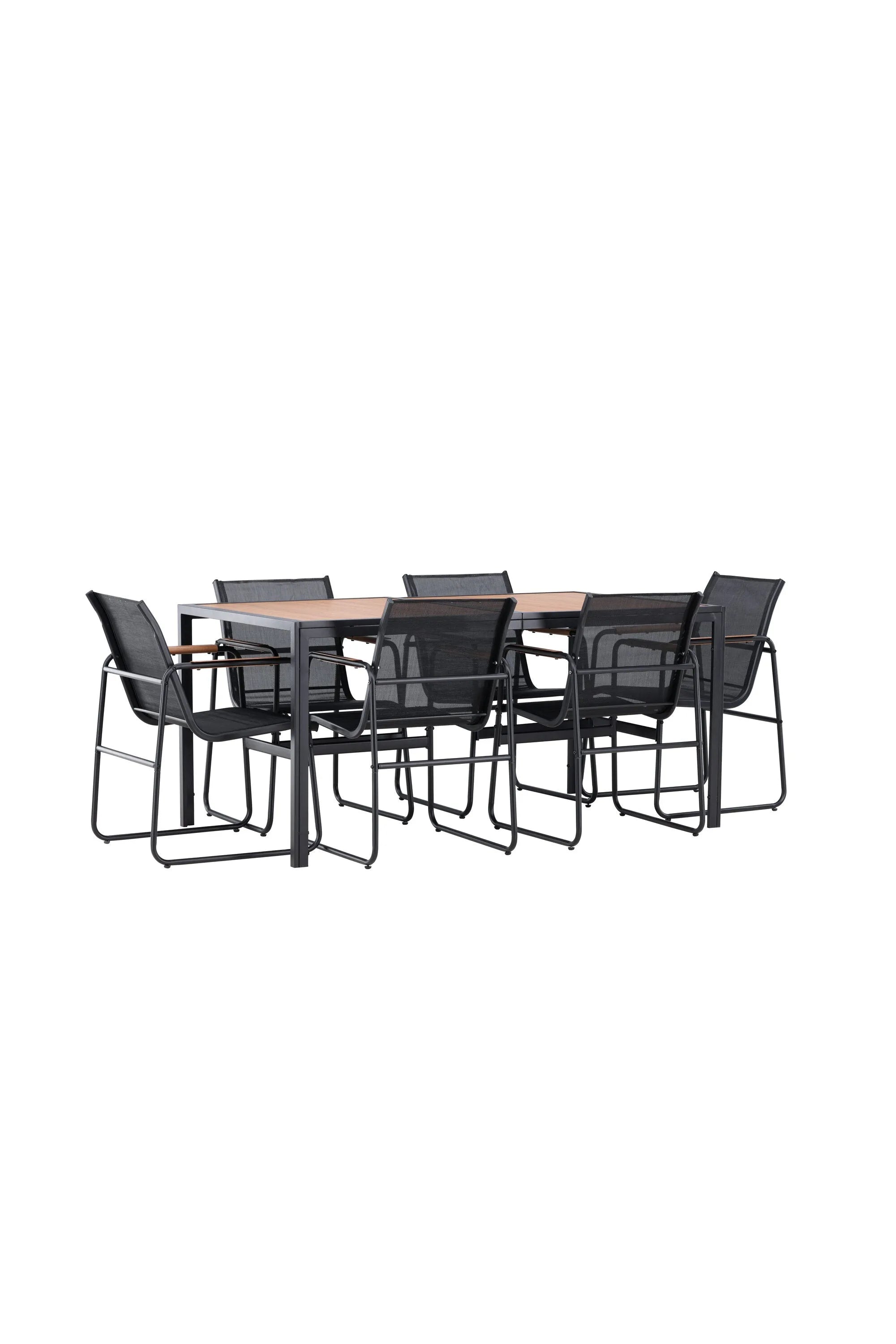 Elegantes Lampedusa Gartentisch-Set von Venture Home, ideal für stilvolle Außenbereiche, robust und wetterbeständig.