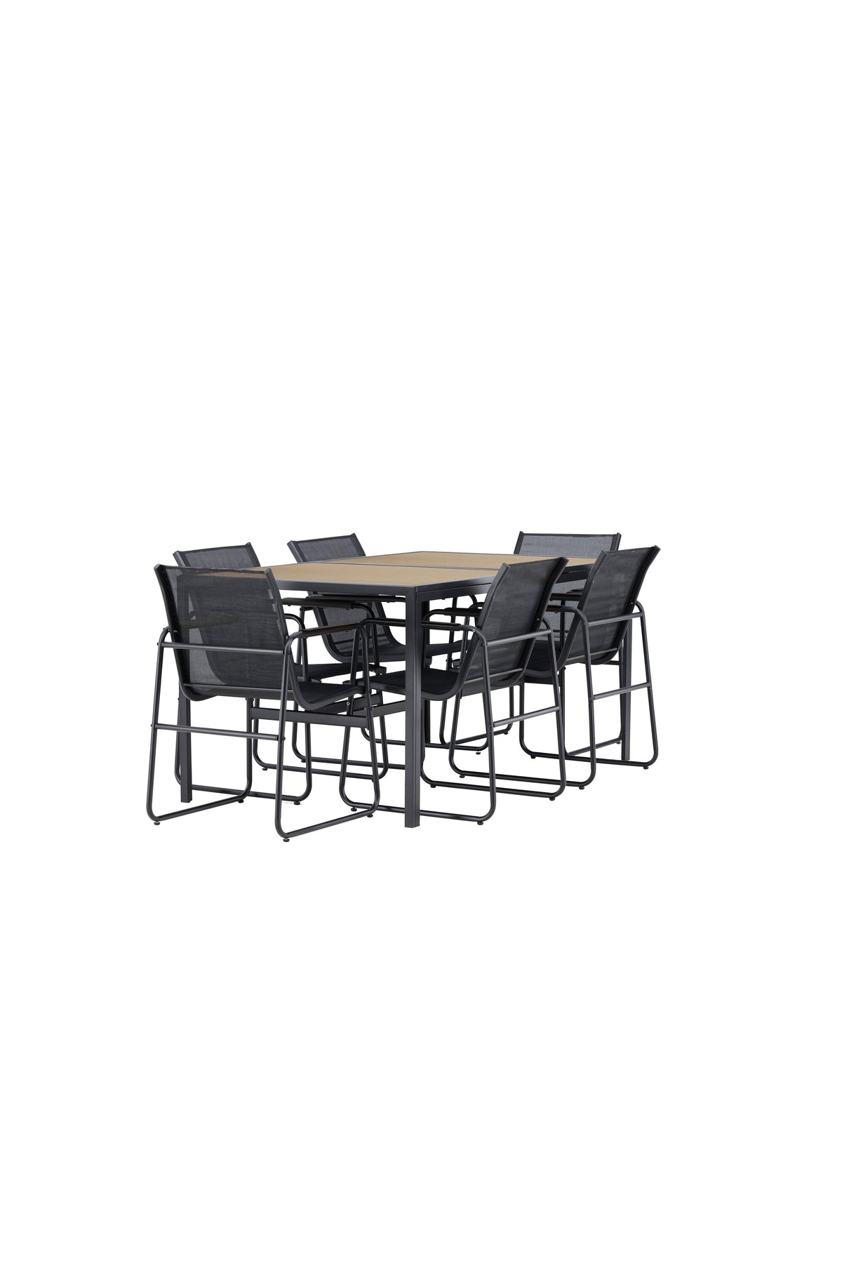Lampedusa Gartentisch-Set in Schwarz präsentiert im Onlineshop von KAQTU Design AG. Gartentischset ist von Venture Home