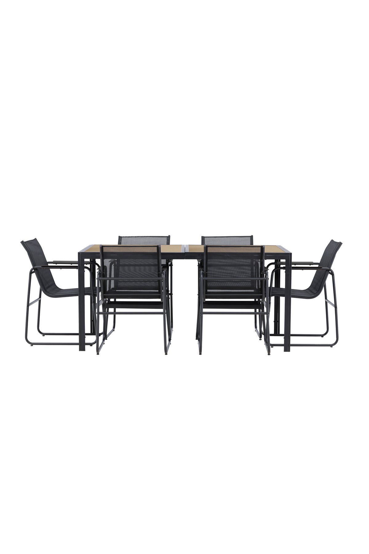 Lampedusa Gartentisch-Set in Schwarz präsentiert im Onlineshop von KAQTU Design AG. Gartentischset ist von Venture Home