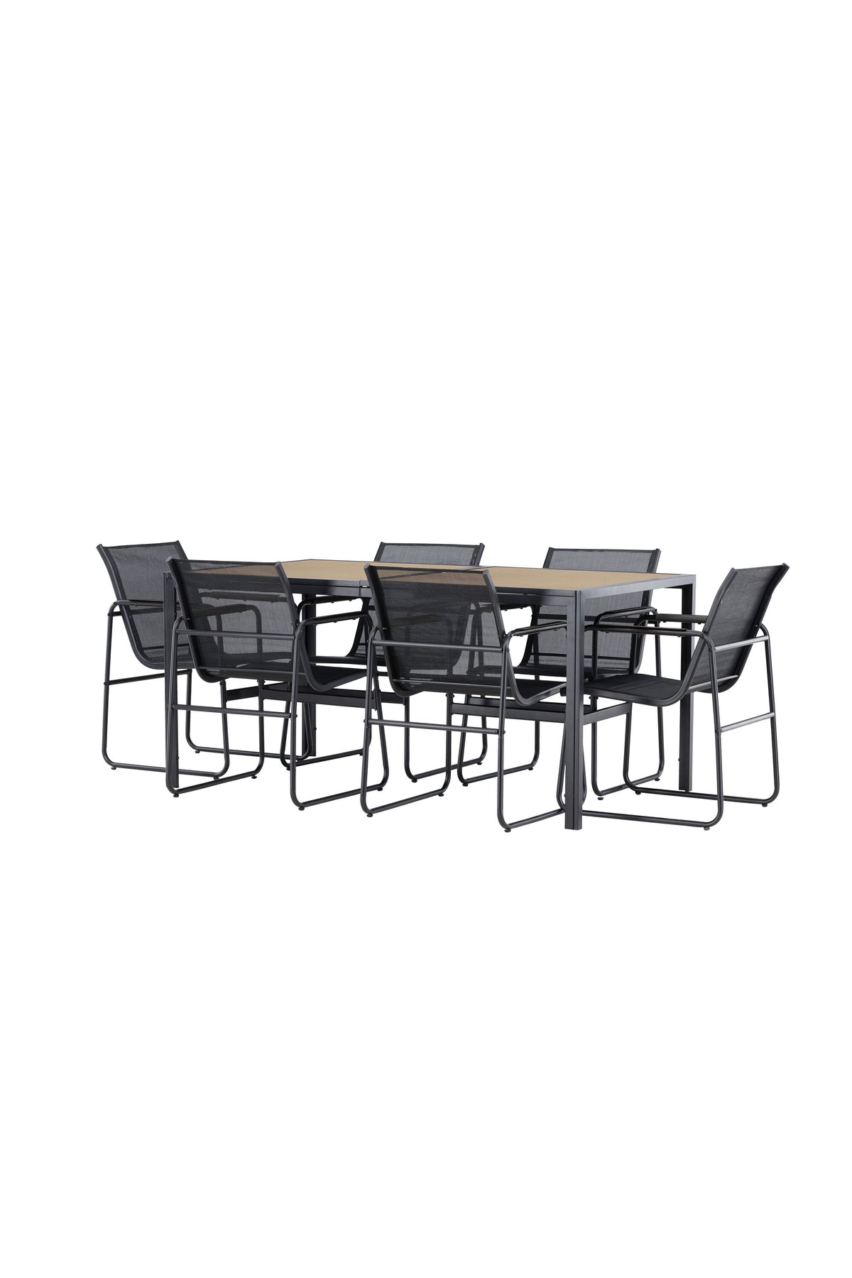 Lampedusa Gartentisch-Set in Schwarz präsentiert im Onlineshop von KAQTU Design AG. Gartentischset ist von Venture Home