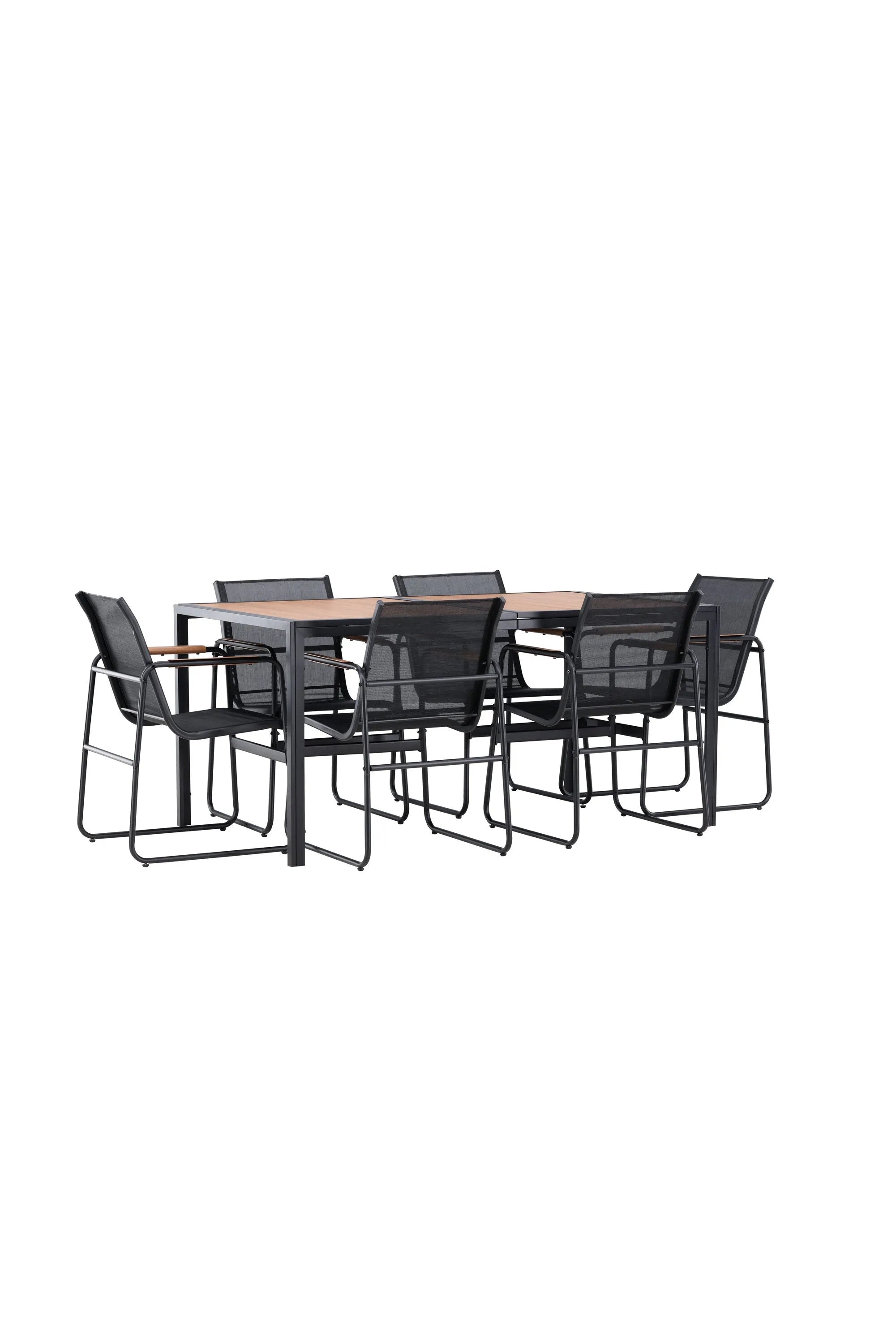 Elegantes Lampedusa Gartentisch-Set von Venture Home, ideal für den Außenbereich, robust, wetterbeständig und modern gestaltet.