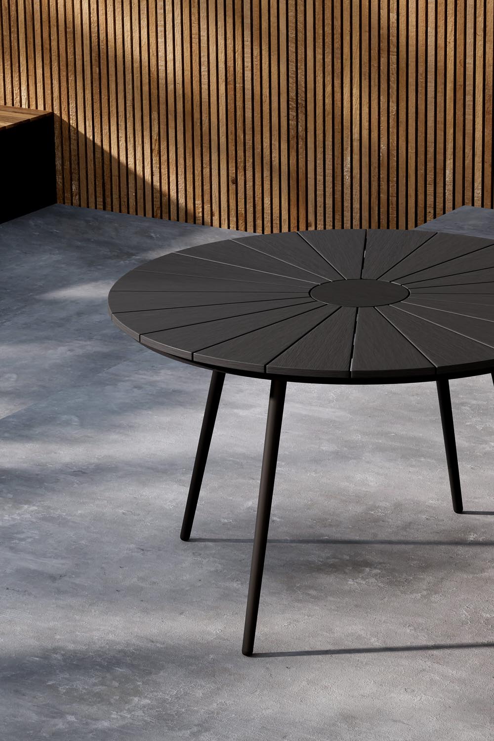 Rechteckiger Gartentisch San Vito in Black präsentiert im Onlineshop von KAQTU Design AG. Gartentisch ist von Venture Home