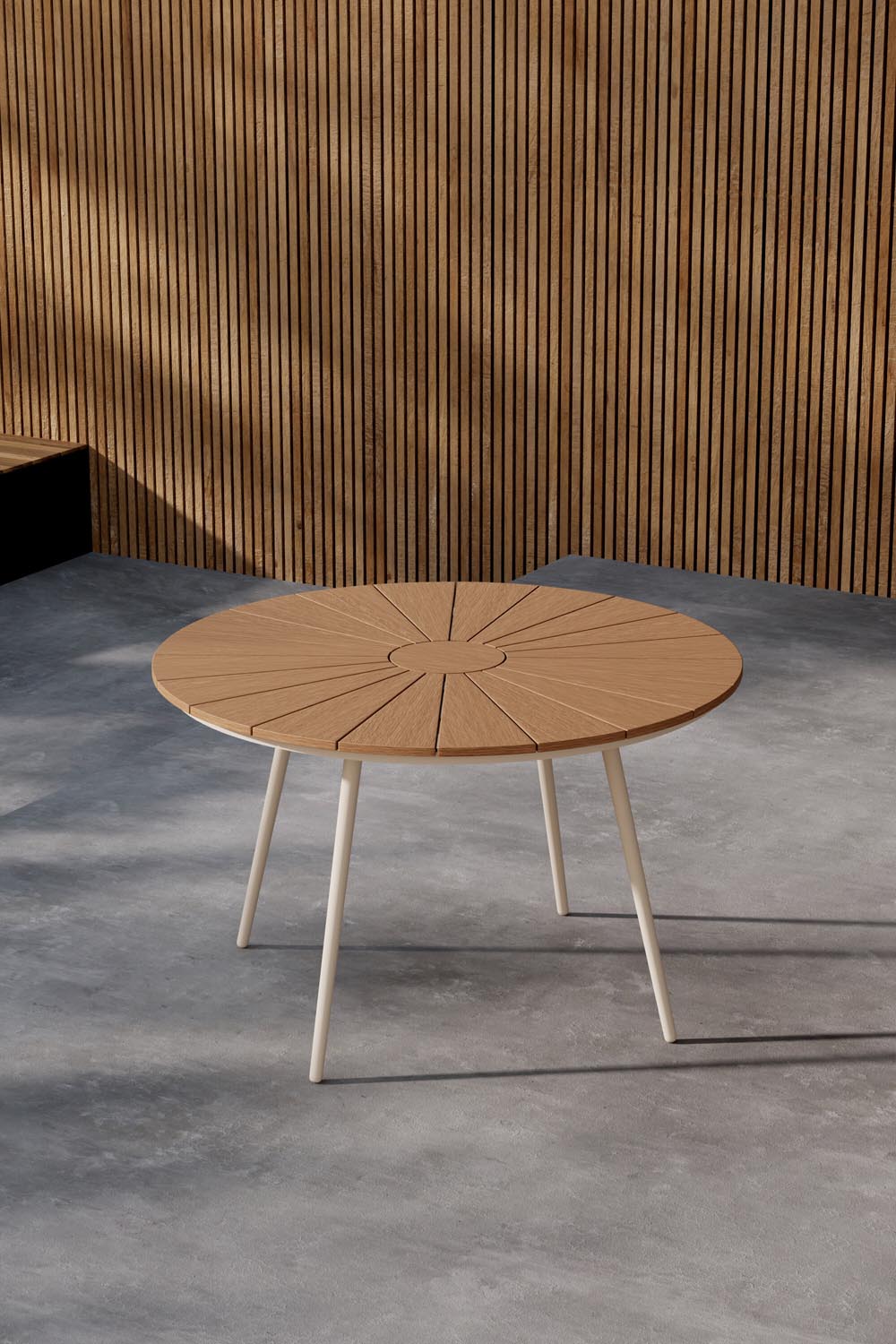 Rechteckiger Gartentisch San Vito in Beige präsentiert im Onlineshop von KAQTU Design AG. Gartentisch ist von Venture Home