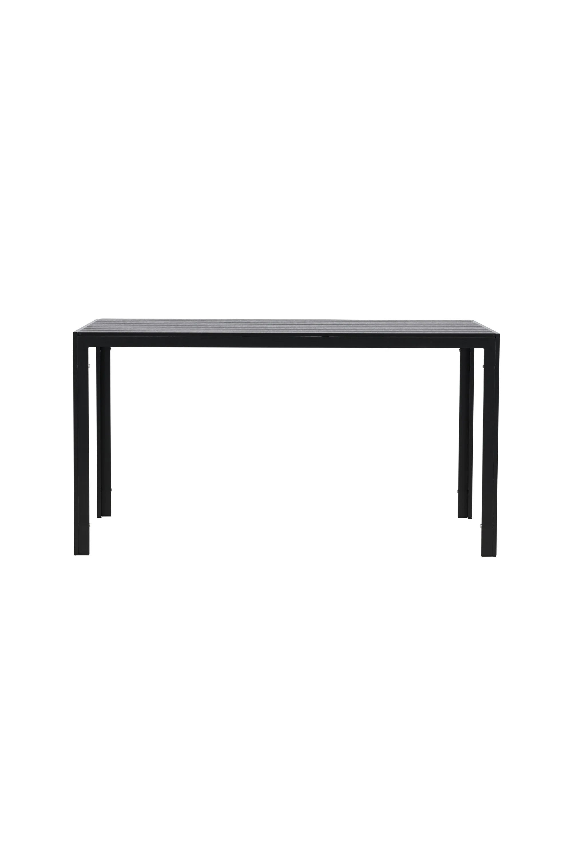 Der rechteckige Mirko Gartentisch von Venture Home kombiniert modernes Design mit Funktionalität für Ihren Außenbereich.