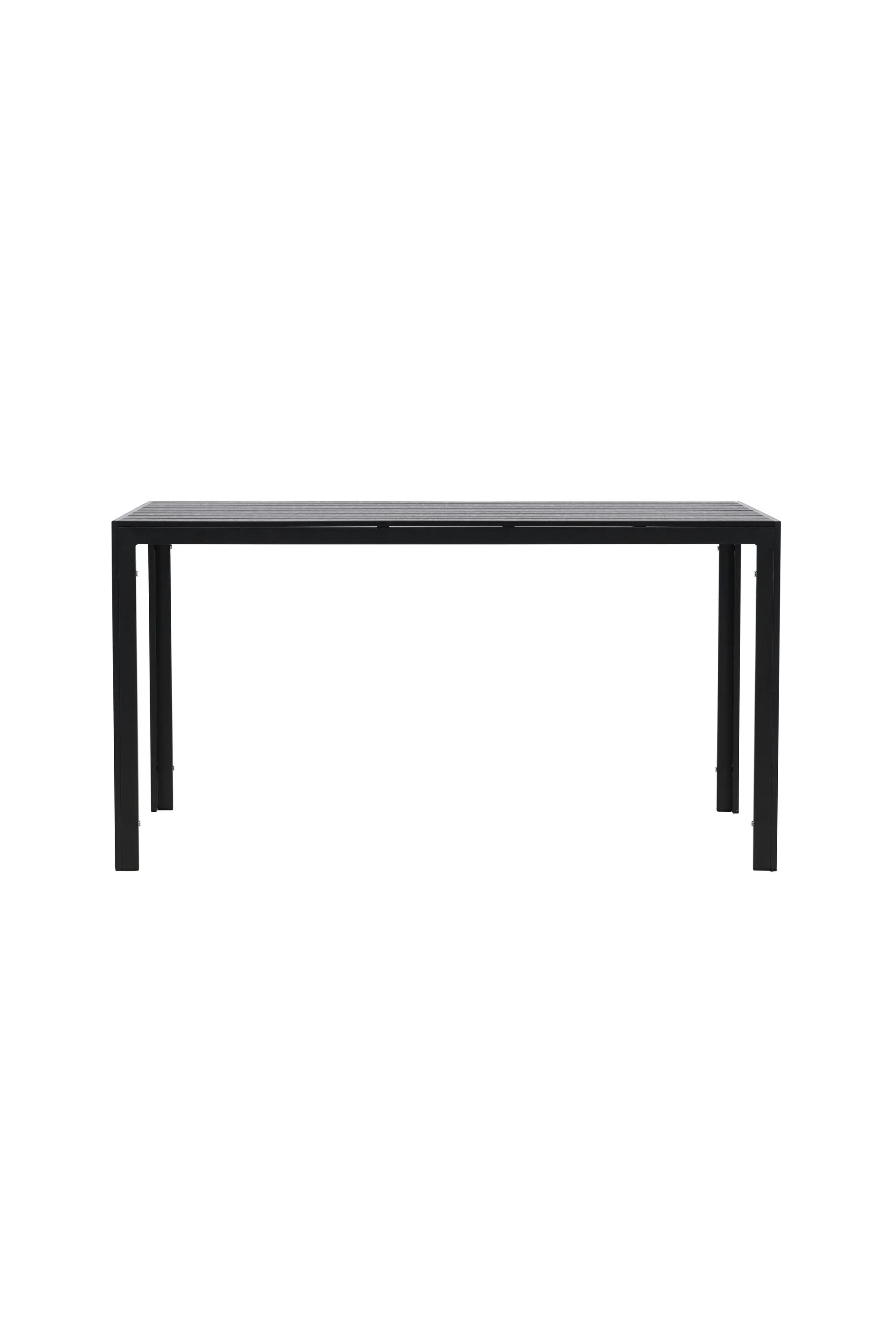 Der rechteckige Mirko Gartentisch von Venture Home kombiniert modernes Design mit Funktionalität für Ihren Außenbereich.